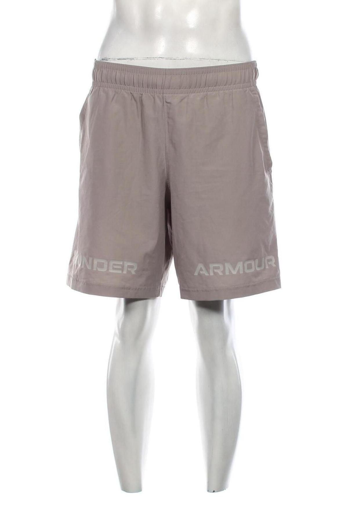 Ανδρικό κοντό παντελόνι Under Armour, Μέγεθος M, Χρώμα Γκρί, Τιμή 17,39 €
