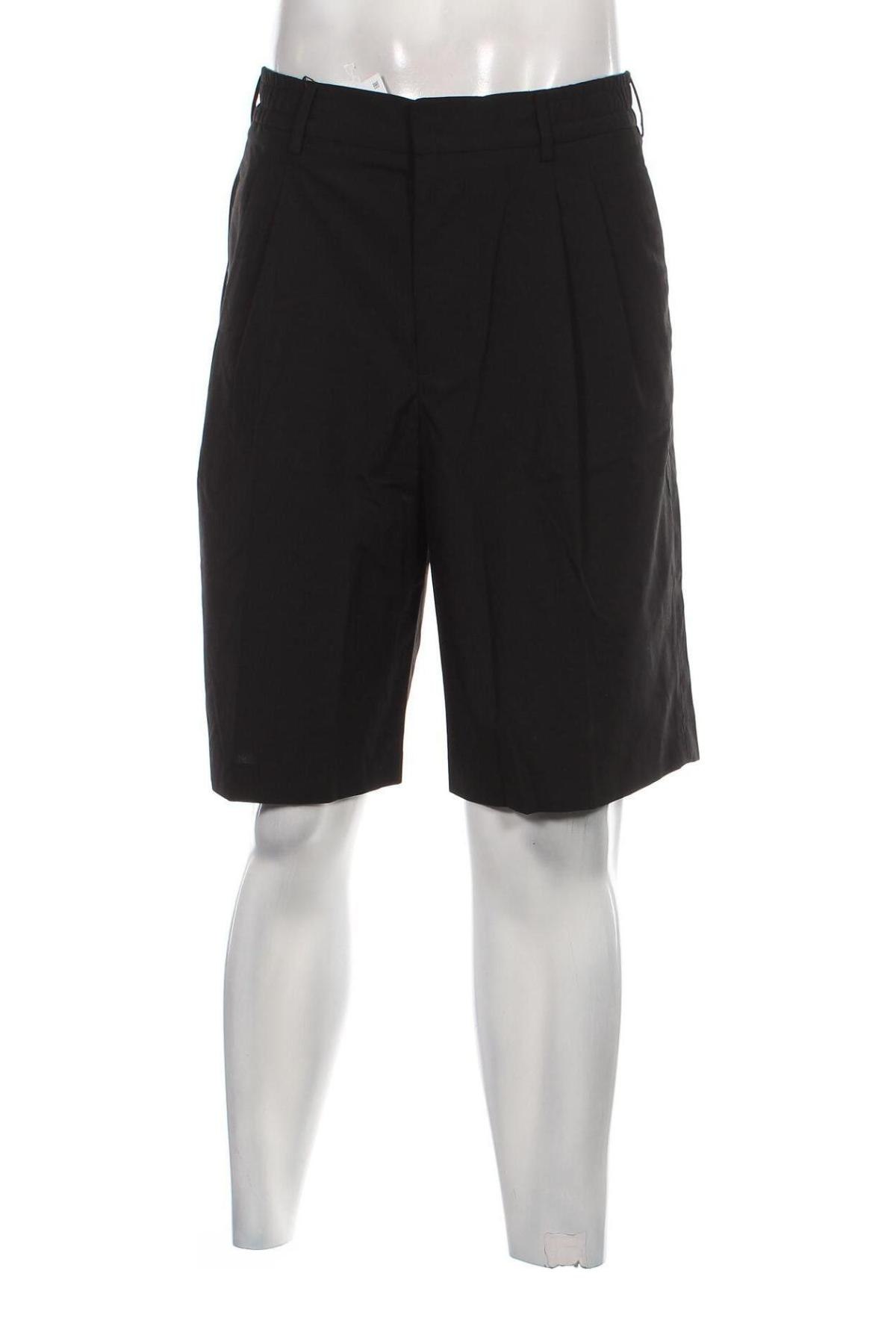 Мъжки къс панталон Zara, Размер M, Цвят Черен, Цена 16,10 лв.