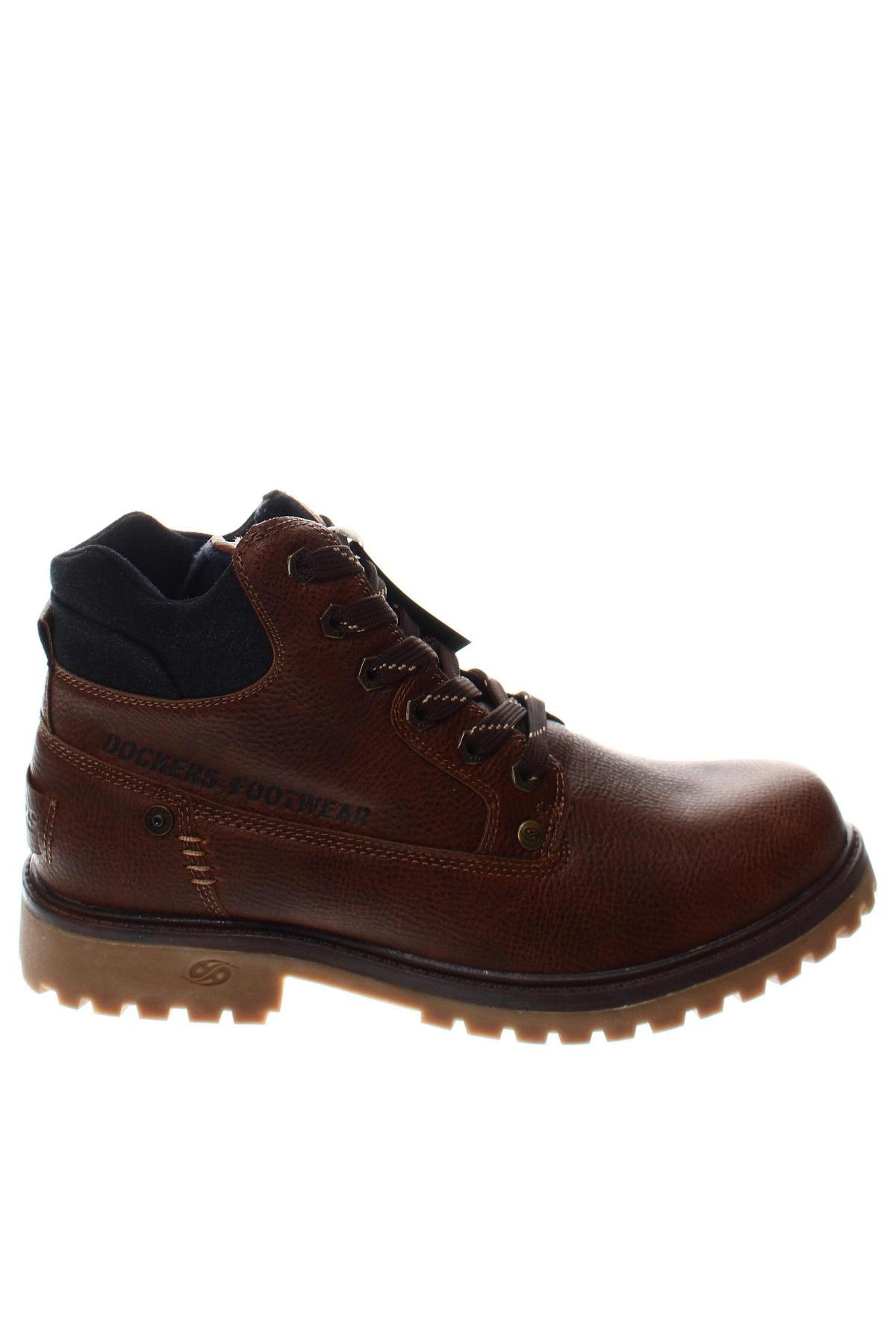 Мъжки обувки Dockers by Gerli, Размер 43, Цвят Кафяв, Цена 49,60 лв.