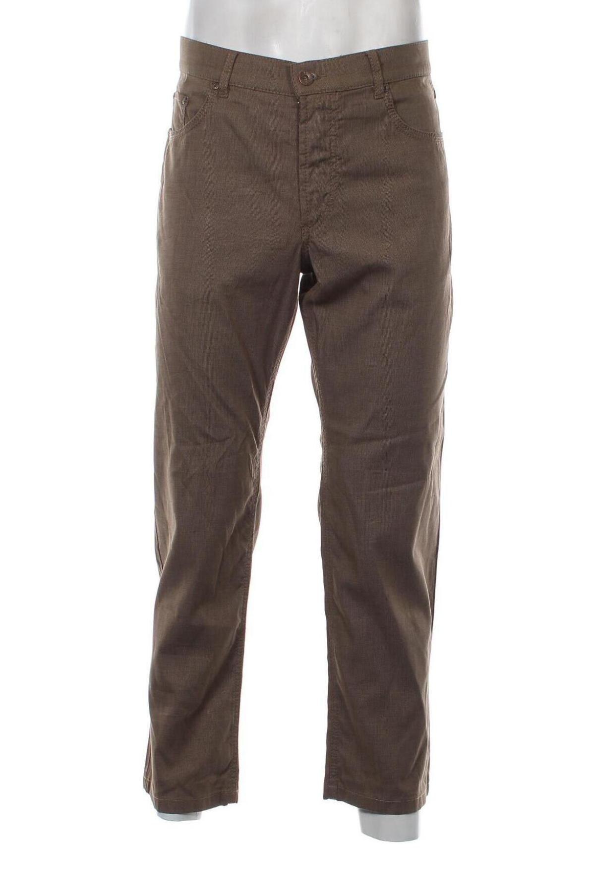 Мъжки панталон Brax, Размер L, Цвят Бежов, Цена 33,48 лв.