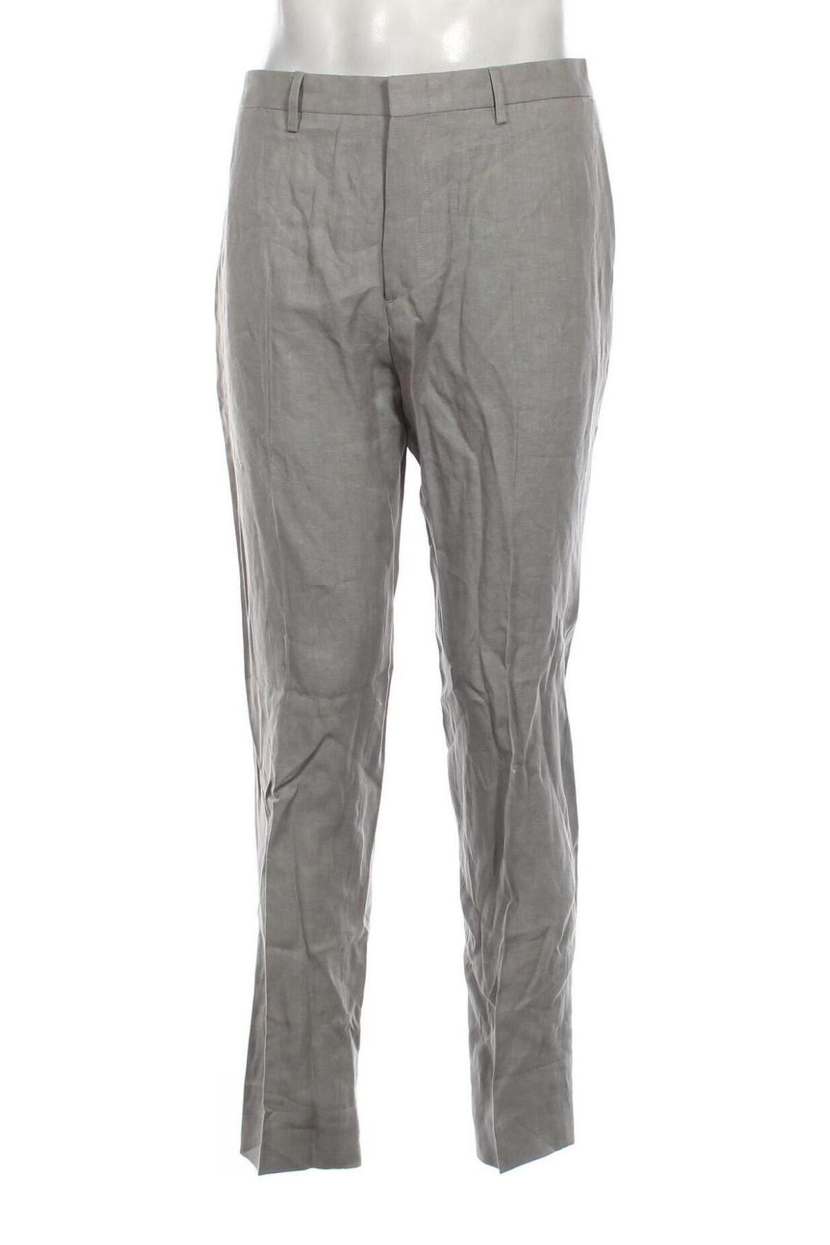 Pantaloni de bărbați COS, Mărime L, Culoare Gri, Preț 184,21 Lei