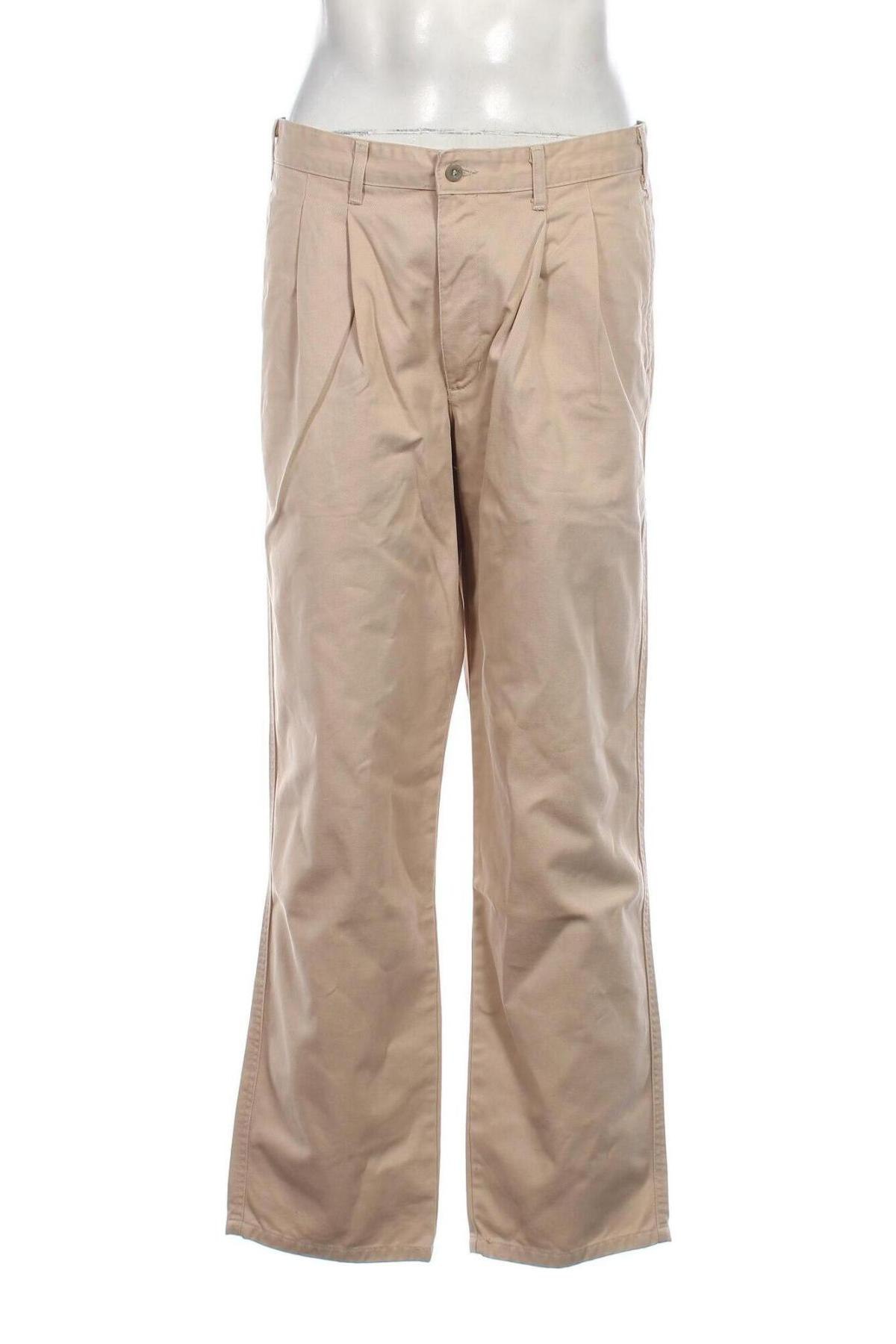 Pantaloni de bărbați Dockers, Mărime L, Culoare Bej, Preț 159,59 Lei