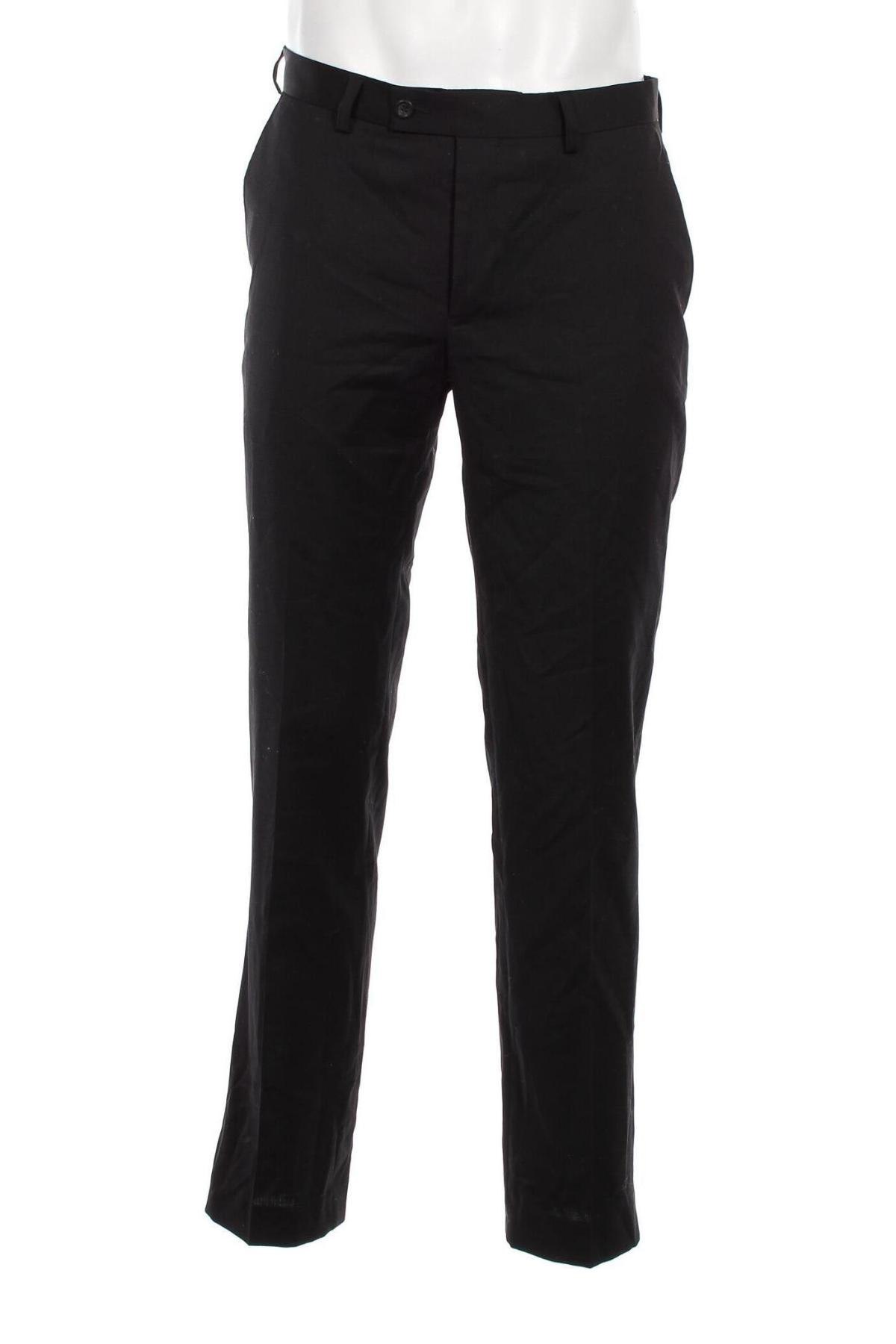 Мъжки панталон Dressmann, Размер M, Цвят Черен, Цена 11,48 лв.
