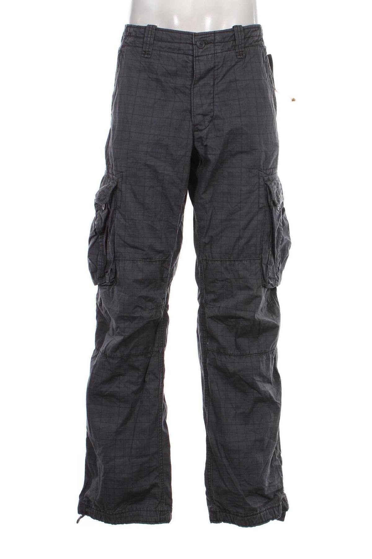 Ανδρικό παντελόνι H&M L.O.G.G., Μέγεθος L, Χρώμα Γκρί, Τιμή 28,45 €