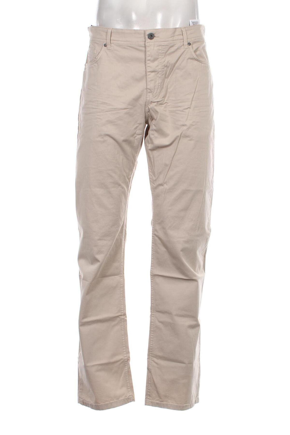 Pantaloni de bărbați Indigo, Mărime L, Culoare Bej, Preț 57,50 Lei