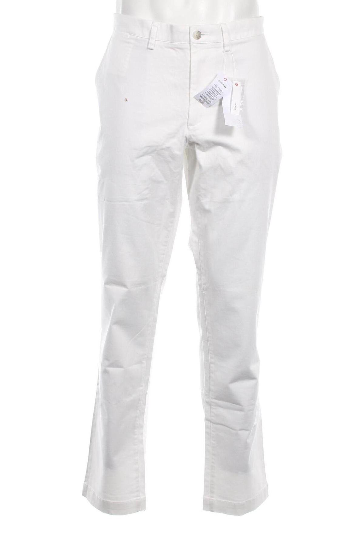 Herrenhose Lacoste, Größe XL, Farbe Weiß, Preis 49,42 €