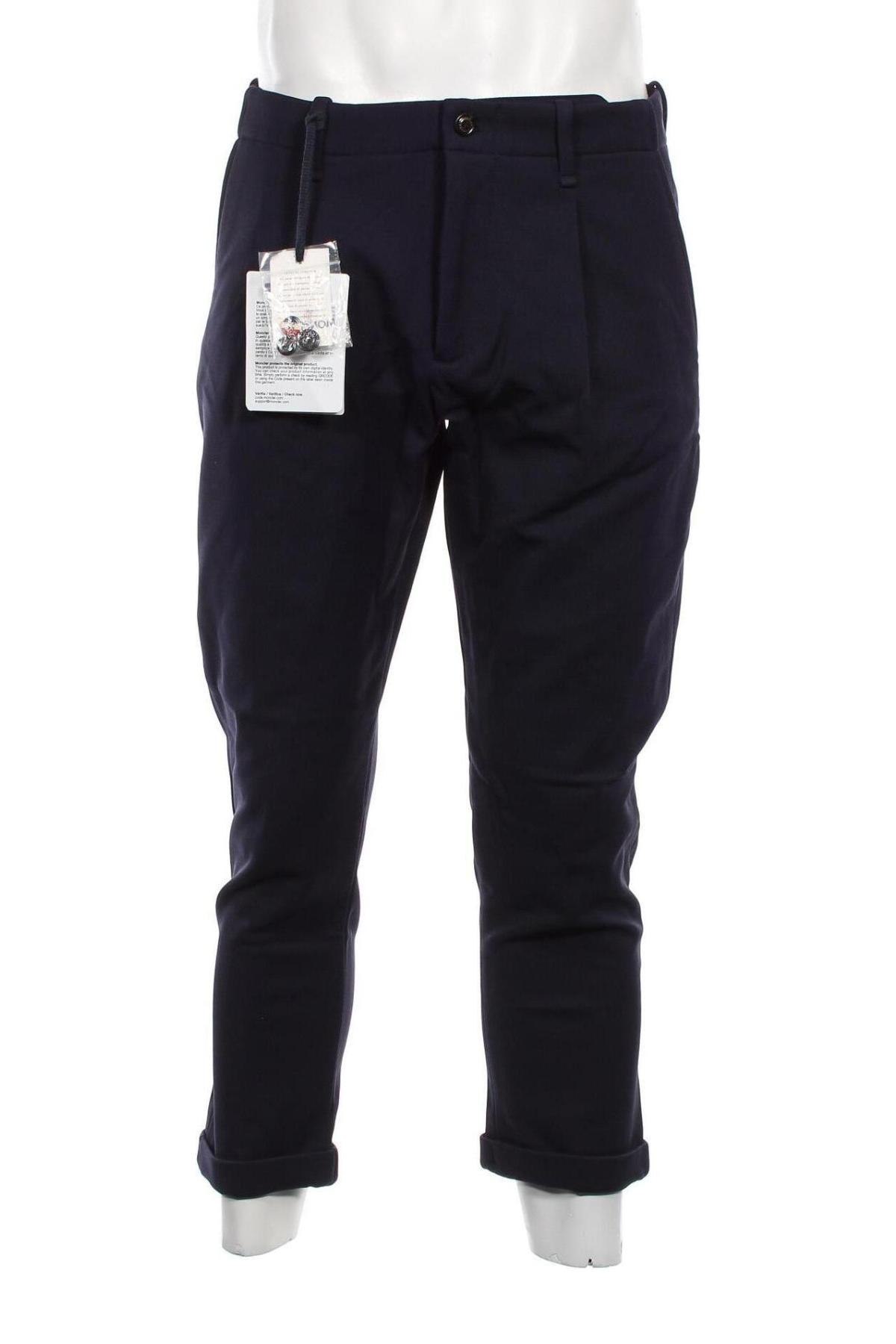 Ανδρικό παντελόνι Moncler, Μέγεθος M, Χρώμα Μπλέ, Τιμή 268,45 €