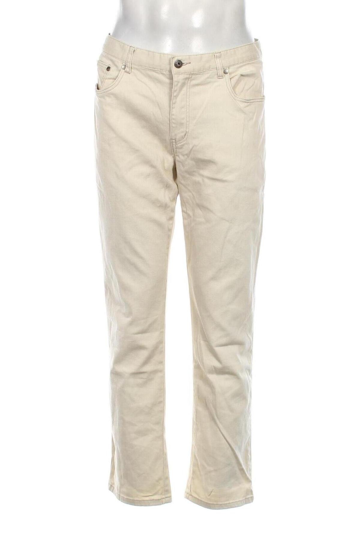 Мъжки панталон Roger Kent, Размер L, Цвят Бежов, Цена 14,35 лв.