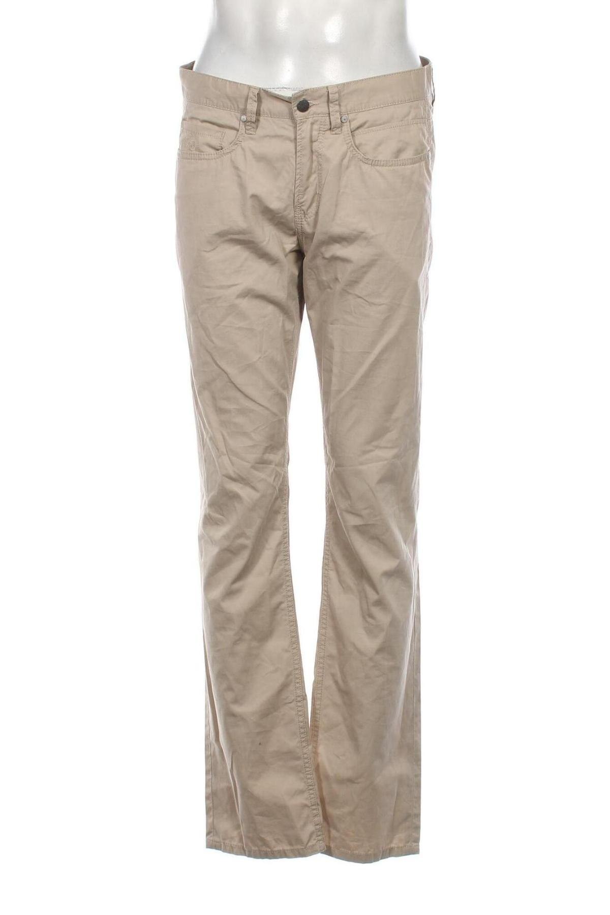 Мъжки панталон S.Oliver, Размер M, Цвят Бежов, Цена 9,43 лв.