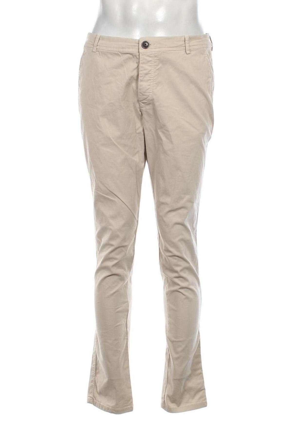 Pantaloni de bărbați Selected Homme, Mărime M, Culoare Ecru, Preț 67,10 Lei
