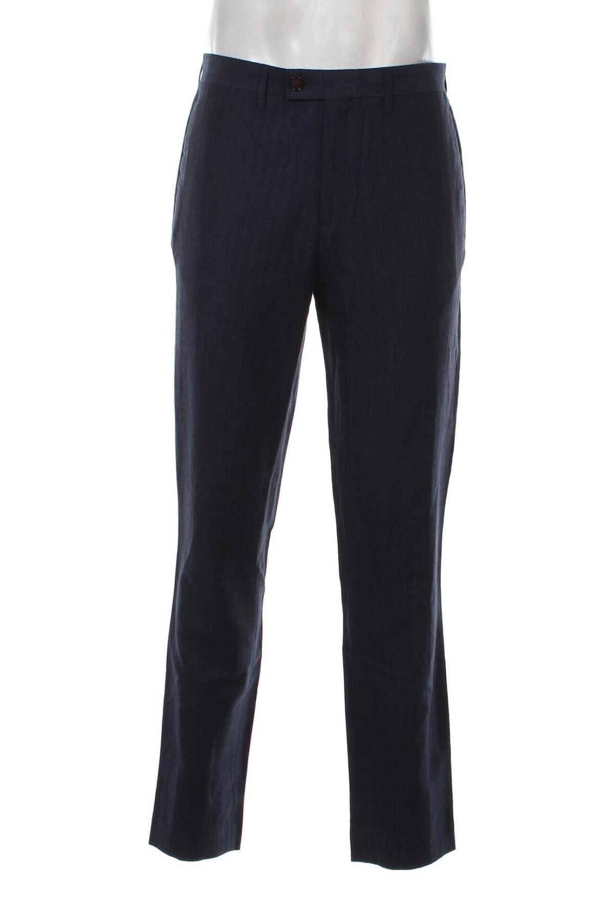 Pantaloni de bărbați Ted Baker, Mărime M, Culoare Albastru, Preț 252,63 Lei