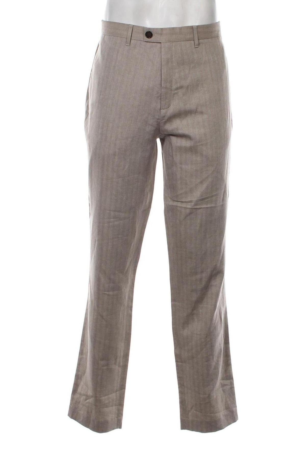 Pantaloni de bărbați Ted Baker, Mărime L, Culoare Multicolor, Preț 322,11 Lei