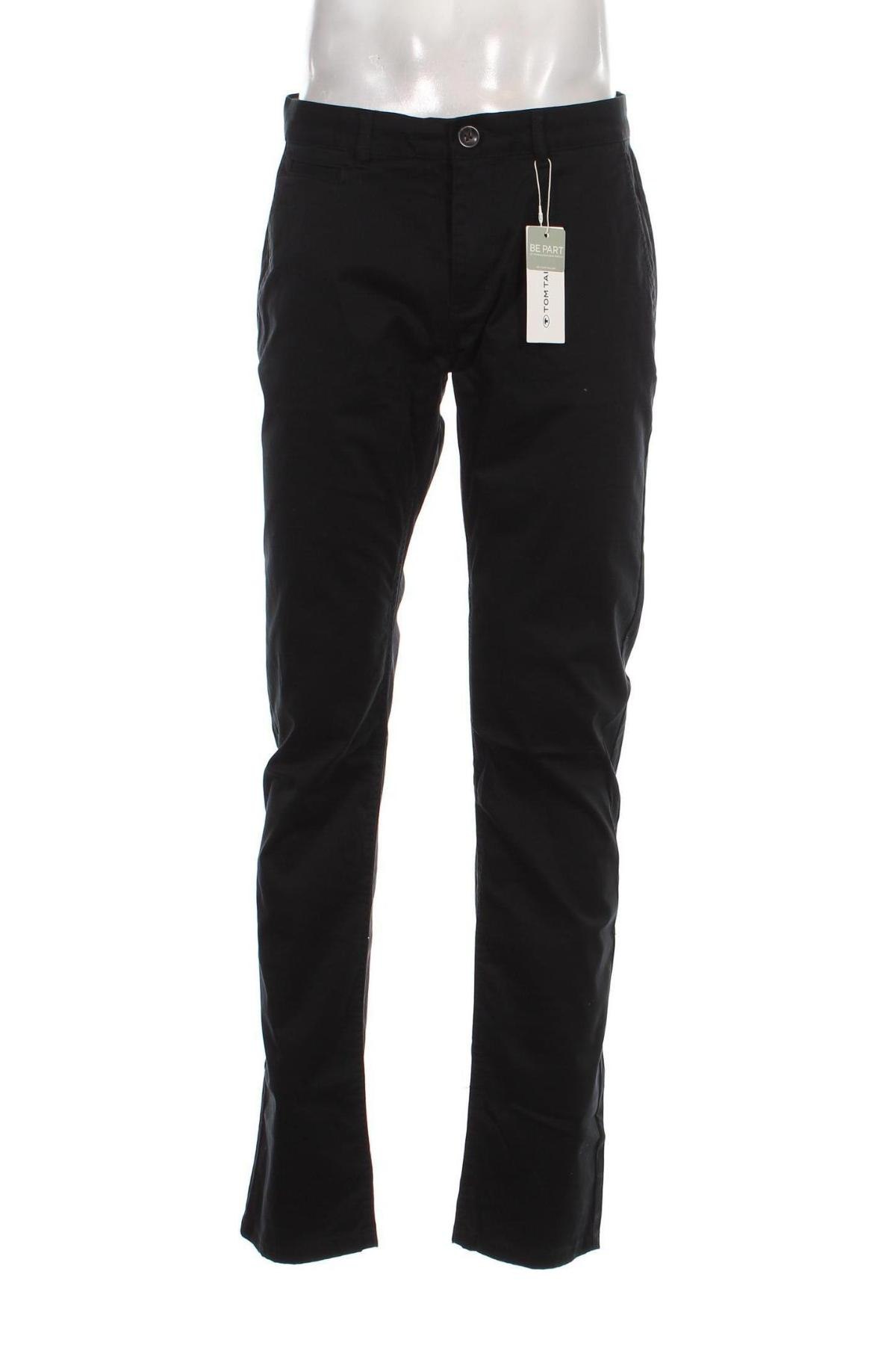 Ανδρικό παντελόνι Tom Tailor, Μέγεθος M, Χρώμα Μαύρο, Τιμή 47,94 €
