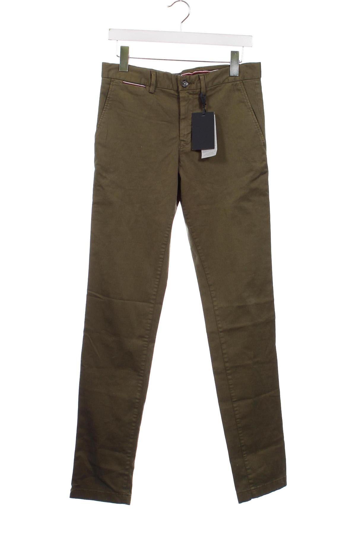 Pantaloni de bărbați Tommy Hilfiger, Mărime M, Culoare Verde, Preț 234,87 Lei