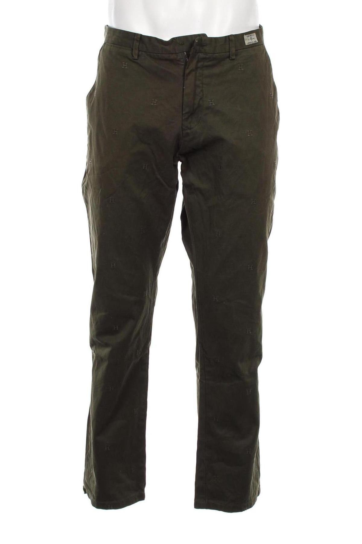 Ανδρικό παντελόνι Tommy Hilfiger, Μέγεθος L, Χρώμα Πράσινο, Τιμή 33,85 €