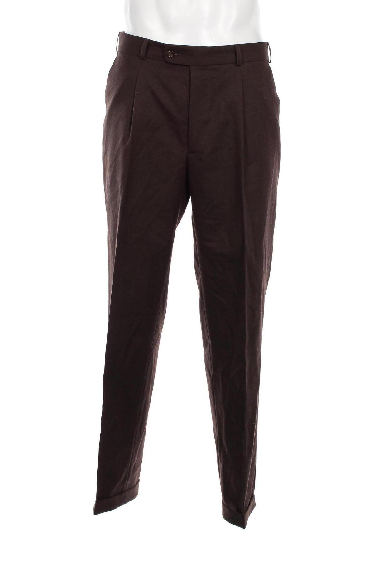 Pantaloni de bărbați Umberto Rosetti, Mărime L, Culoare Maro, Preț 134,87 Lei