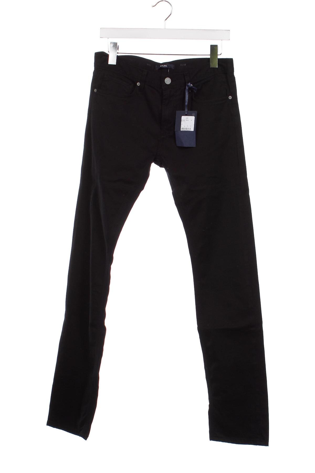 Мъжки панталон ZAPA, Размер S, Цвят Черен, Цена 42,84 лв.