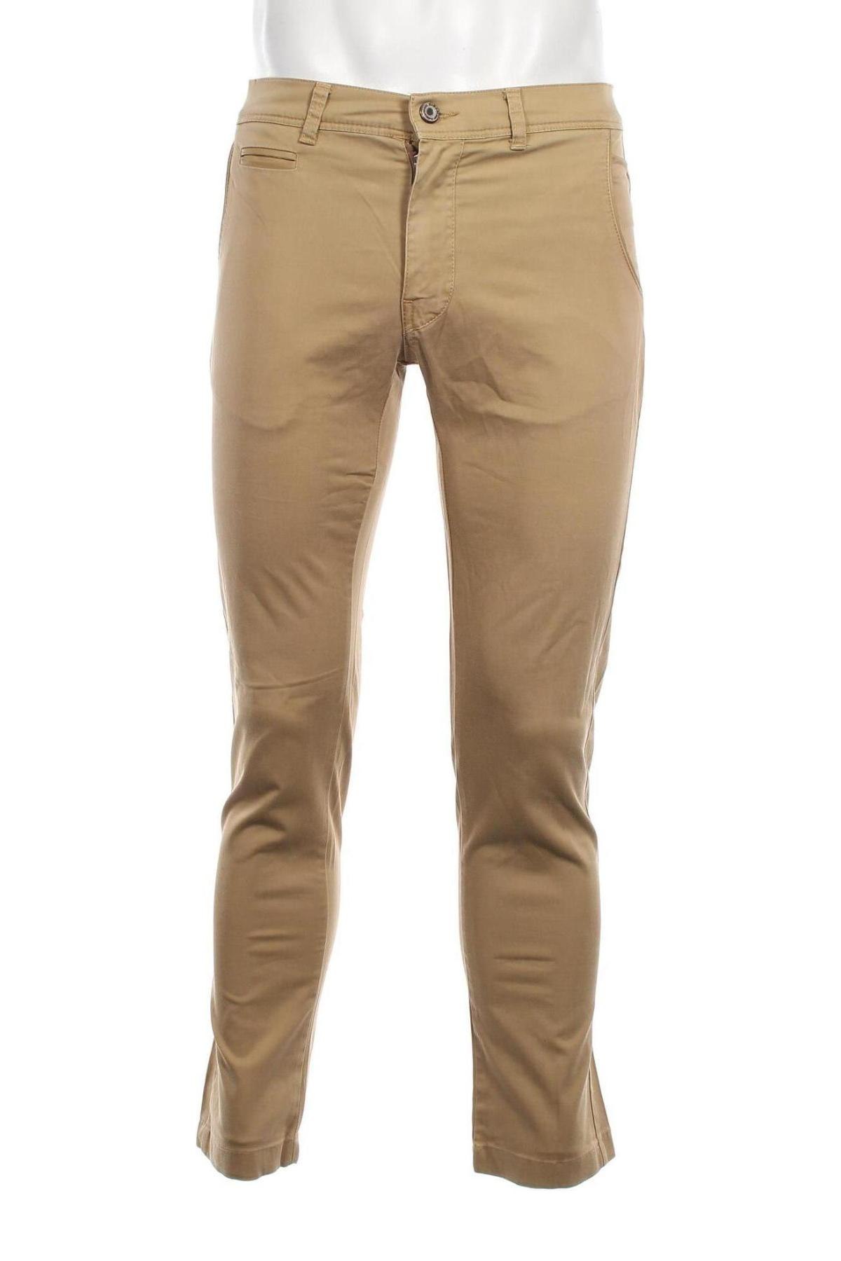 Pantaloni de bărbați Zara Man, Mărime M, Culoare Bej, Preț 47,96 Lei