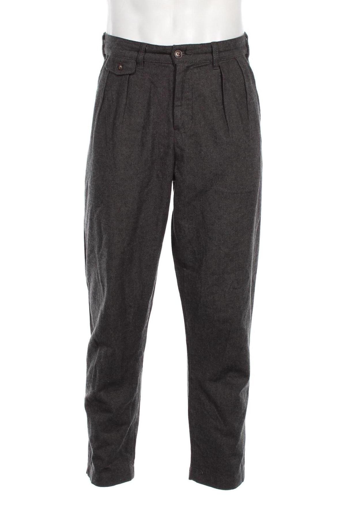 Pantaloni de bărbați Zara Man, Mărime S, Culoare Gri, Preț 47,96 Lei