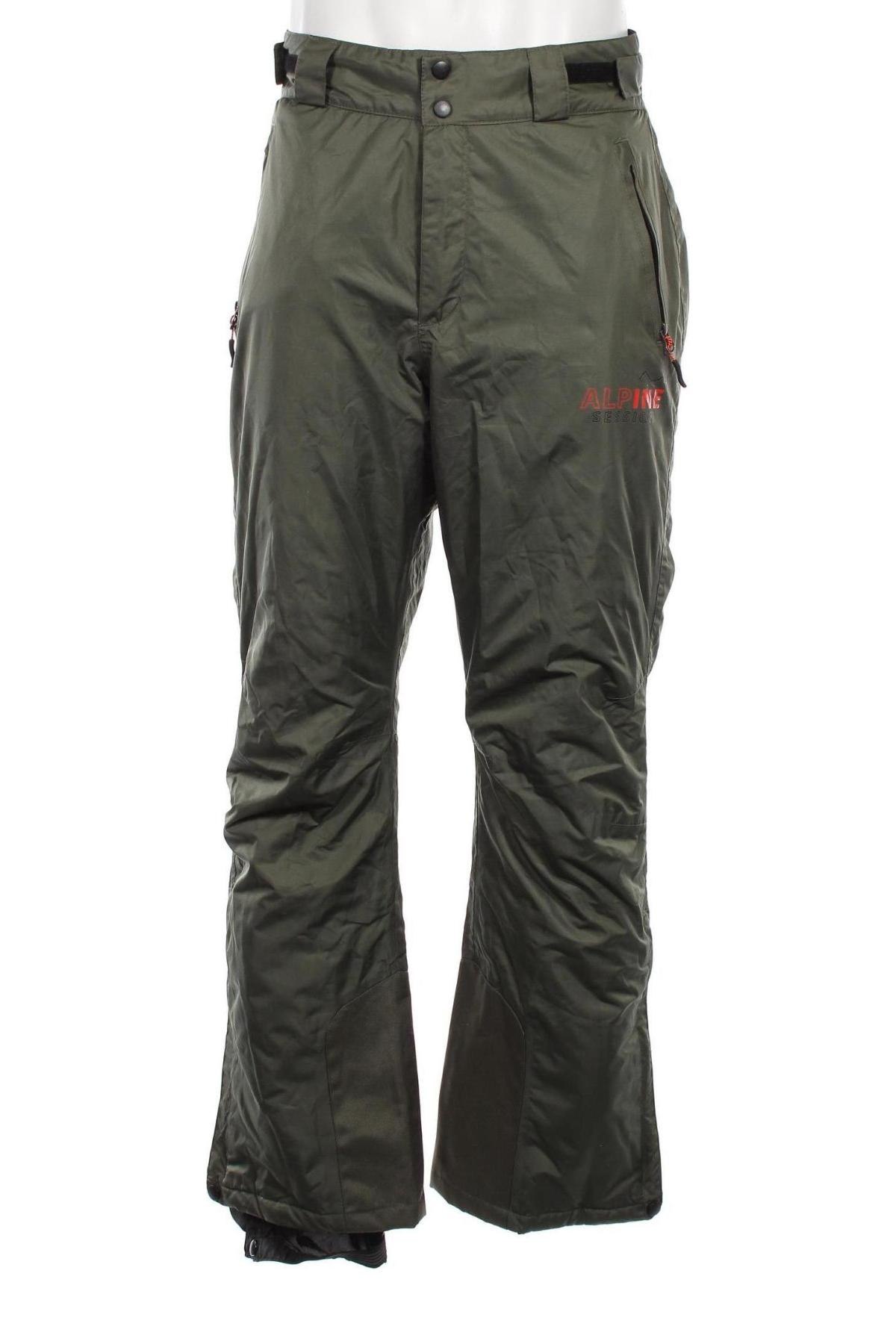 Мъжки панталон за зимни спортове Crivit, Размер L, Цвят Зелен, Цена 38,25 лв.