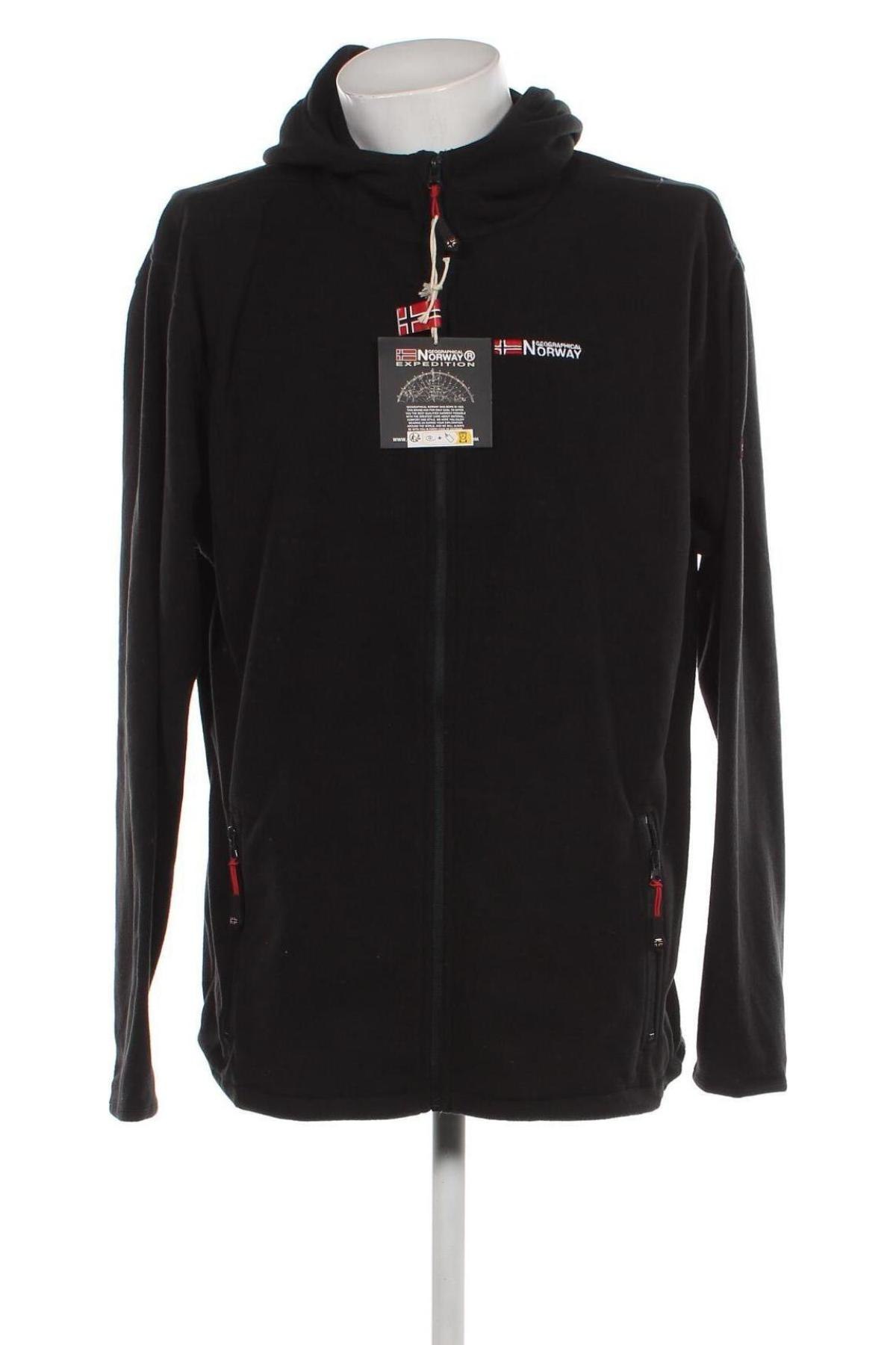 Herren Fleece Sweatshirt  Geographical Norway, Größe XXL, Farbe Schwarz, Preis € 69,71