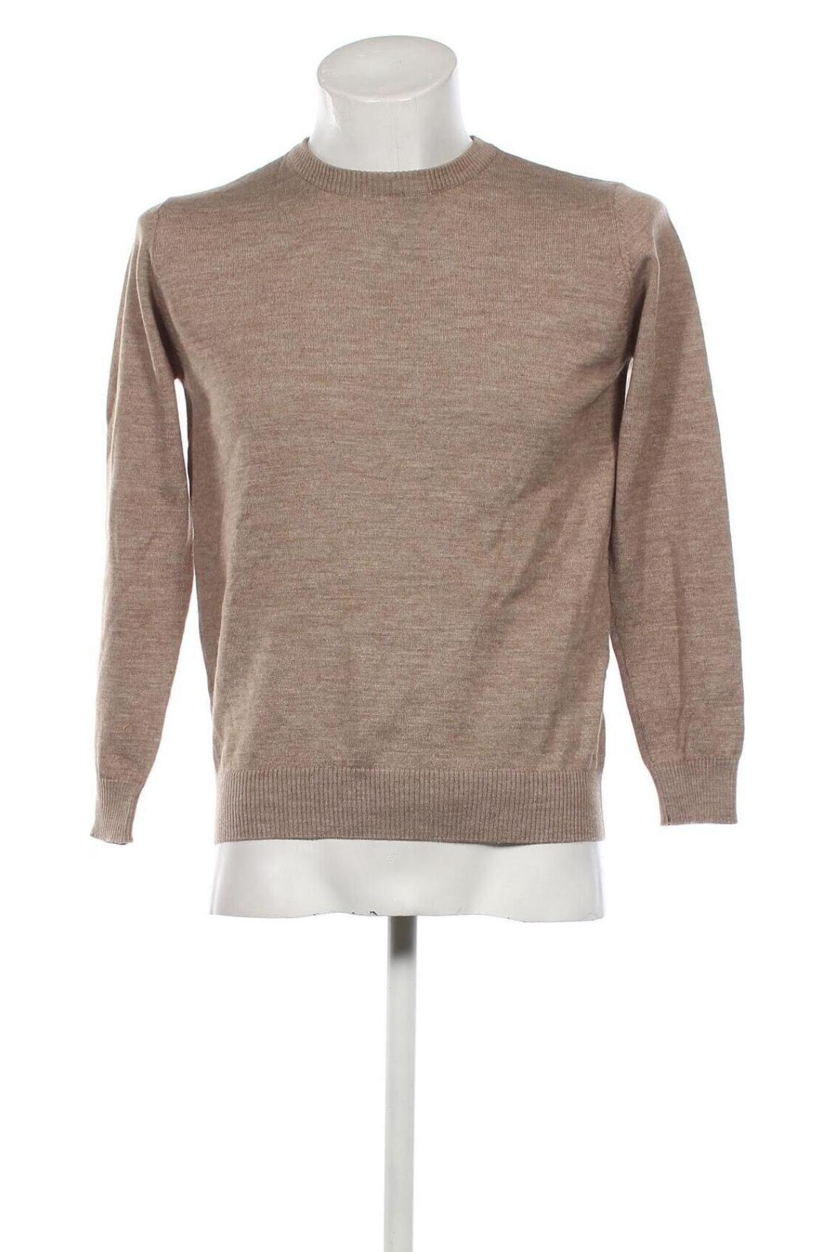 Мъжки пуловер, Размер M, Цвят Бежов, Цена 13,92 лв.