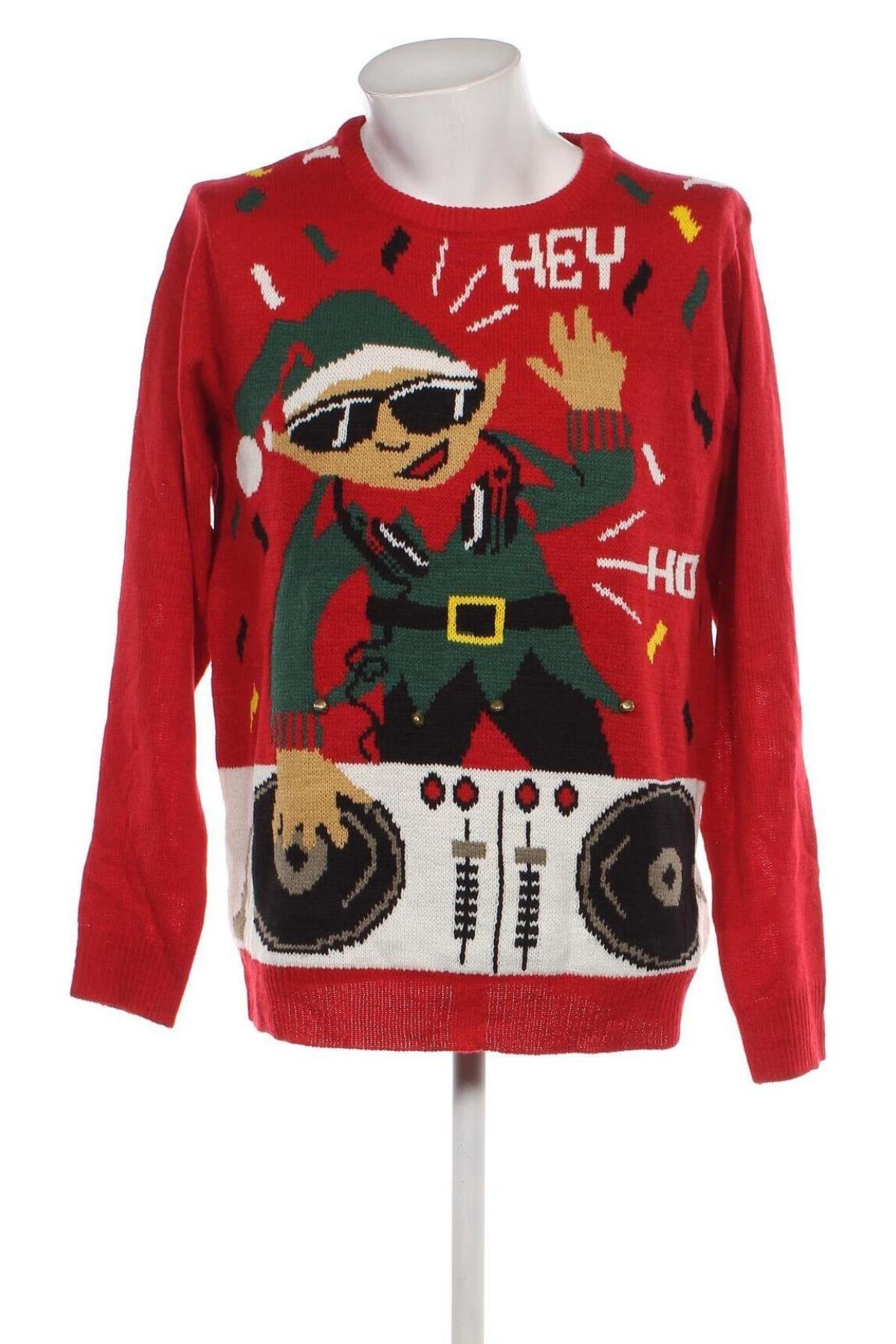 Ανδρικό πουλόβερ, Μέγεθος XXL, Χρώμα Κόκκινο, Τιμή 9,69 €