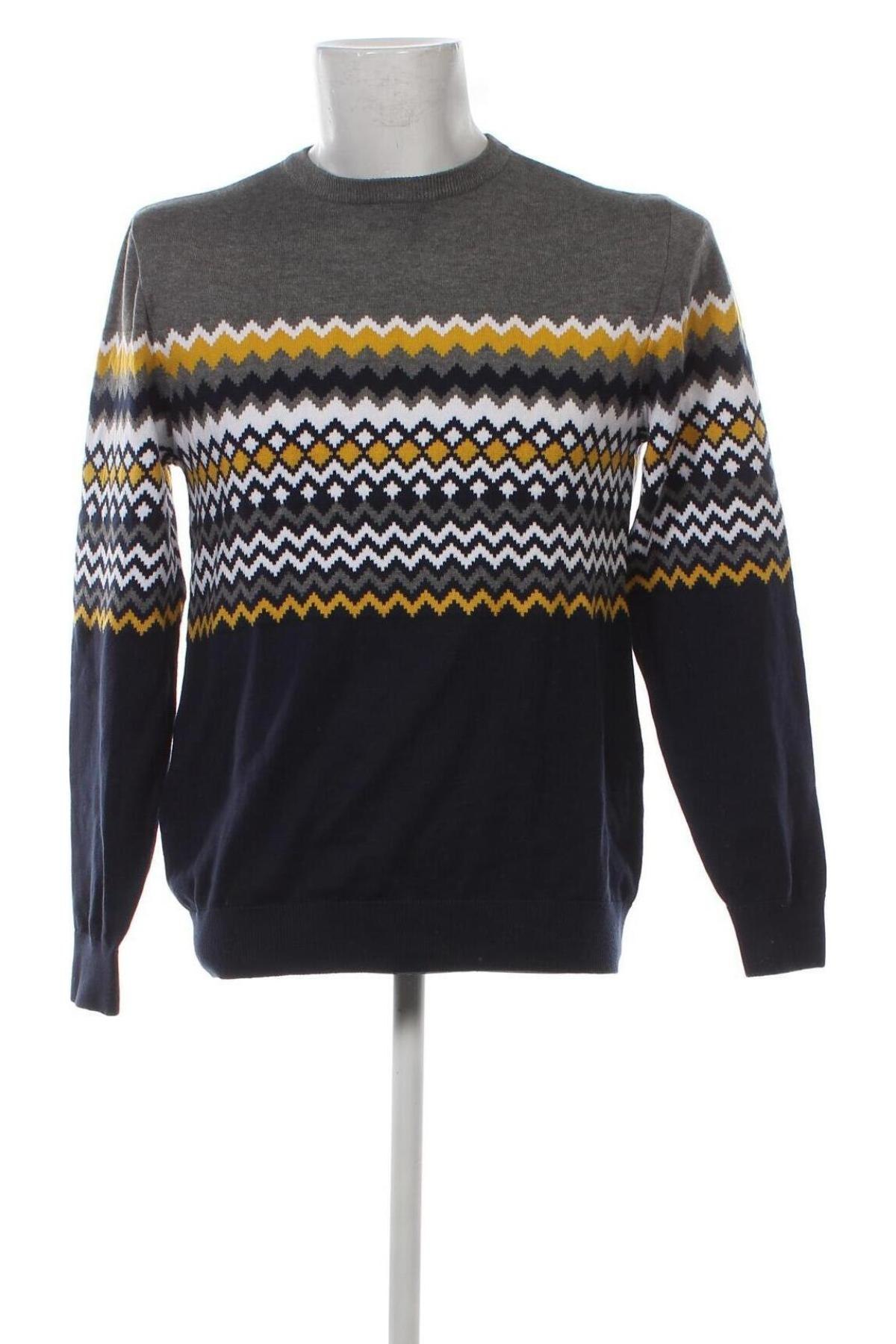 Мъжки пуловер Bpc Bonprix Collection, Размер M, Цвят Многоцветен, Цена 13,92 лв.