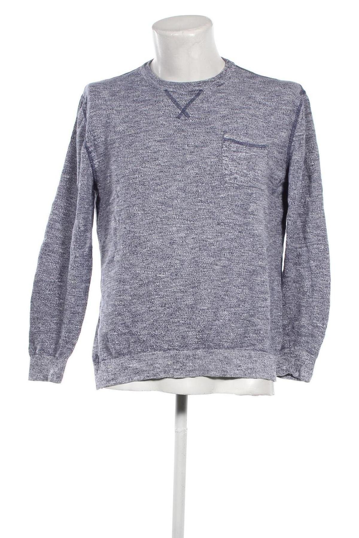 Мъжки пуловер Bpc Bonprix Collection, Размер M, Цвят Син, Цена 16,53 лв.