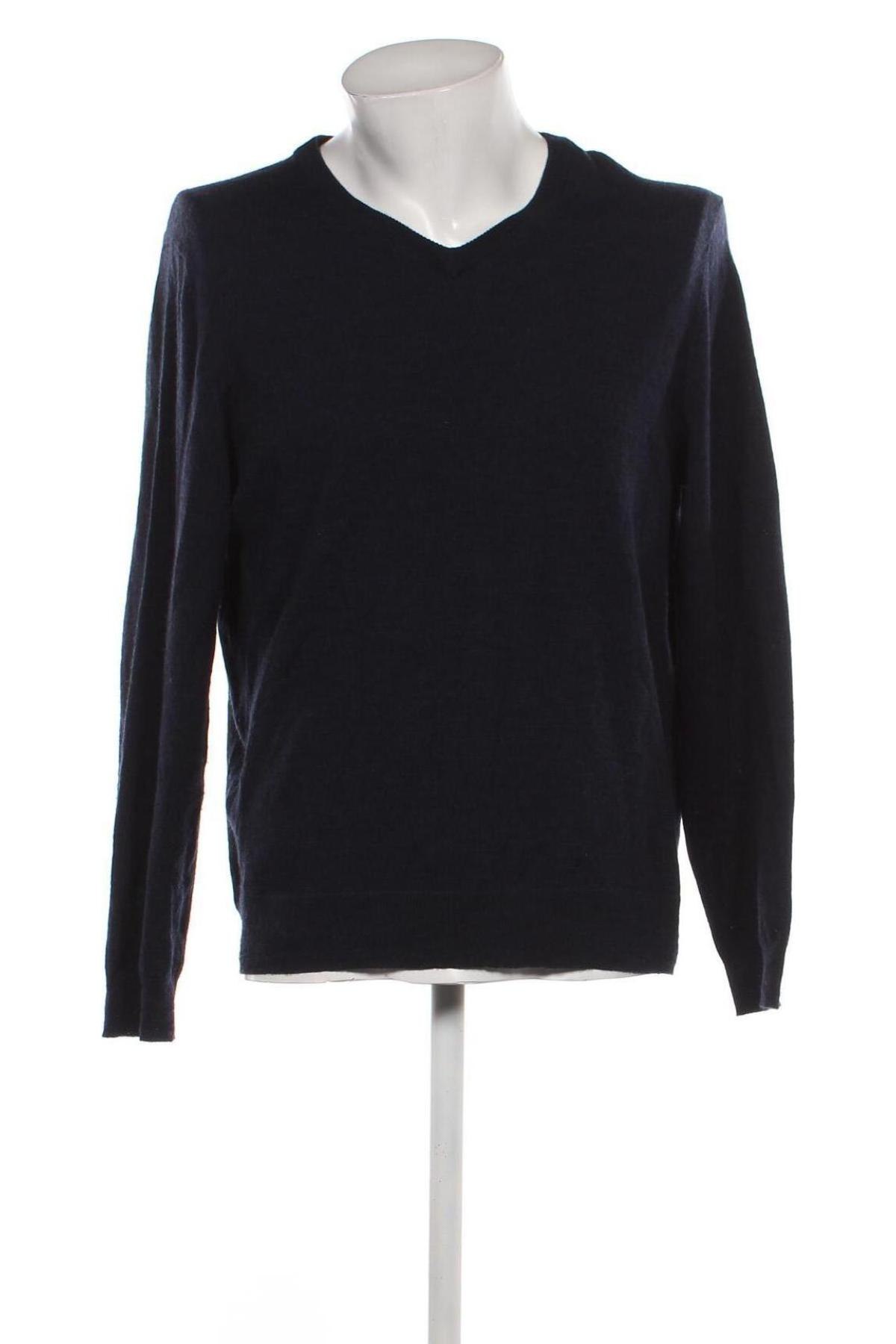 Мъжки пуловер Calvin Klein, Размер L, Цвят Син, Цена 35,60 лв.