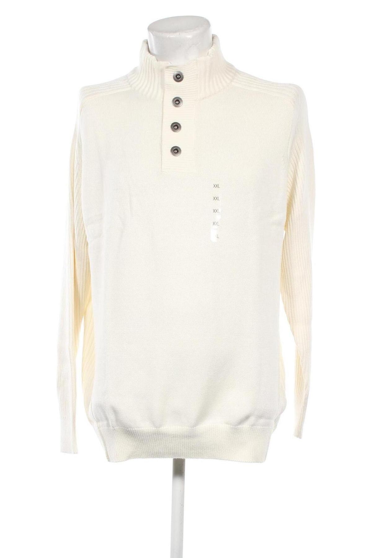 Ανδρικό πουλόβερ Celio, Μέγεθος XXL, Χρώμα Εκρού, Τιμή 9,25 €