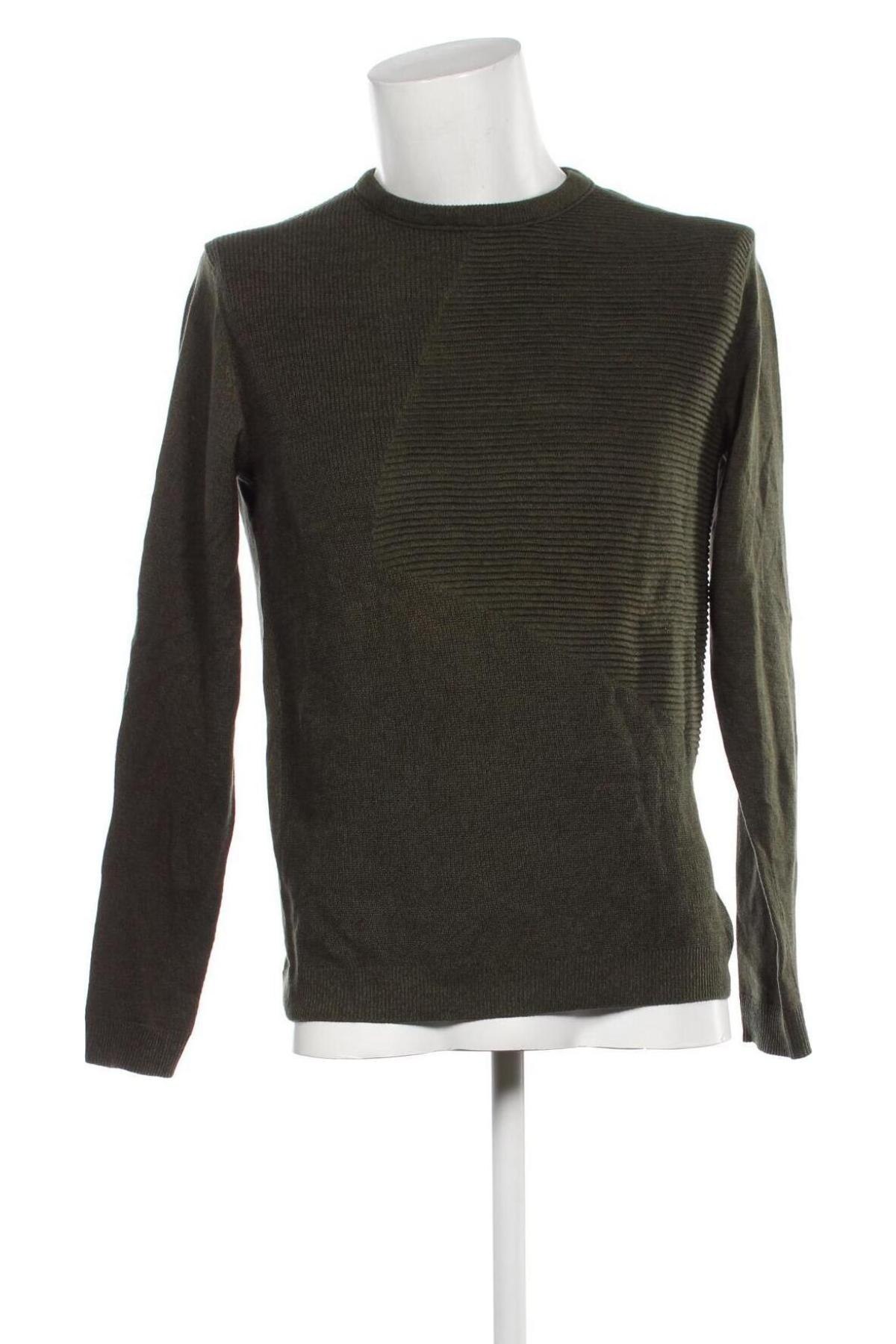 Мъжки пуловер Core By Jack & Jones, Размер M, Цвят Зелен, Цена 18,36 лв.