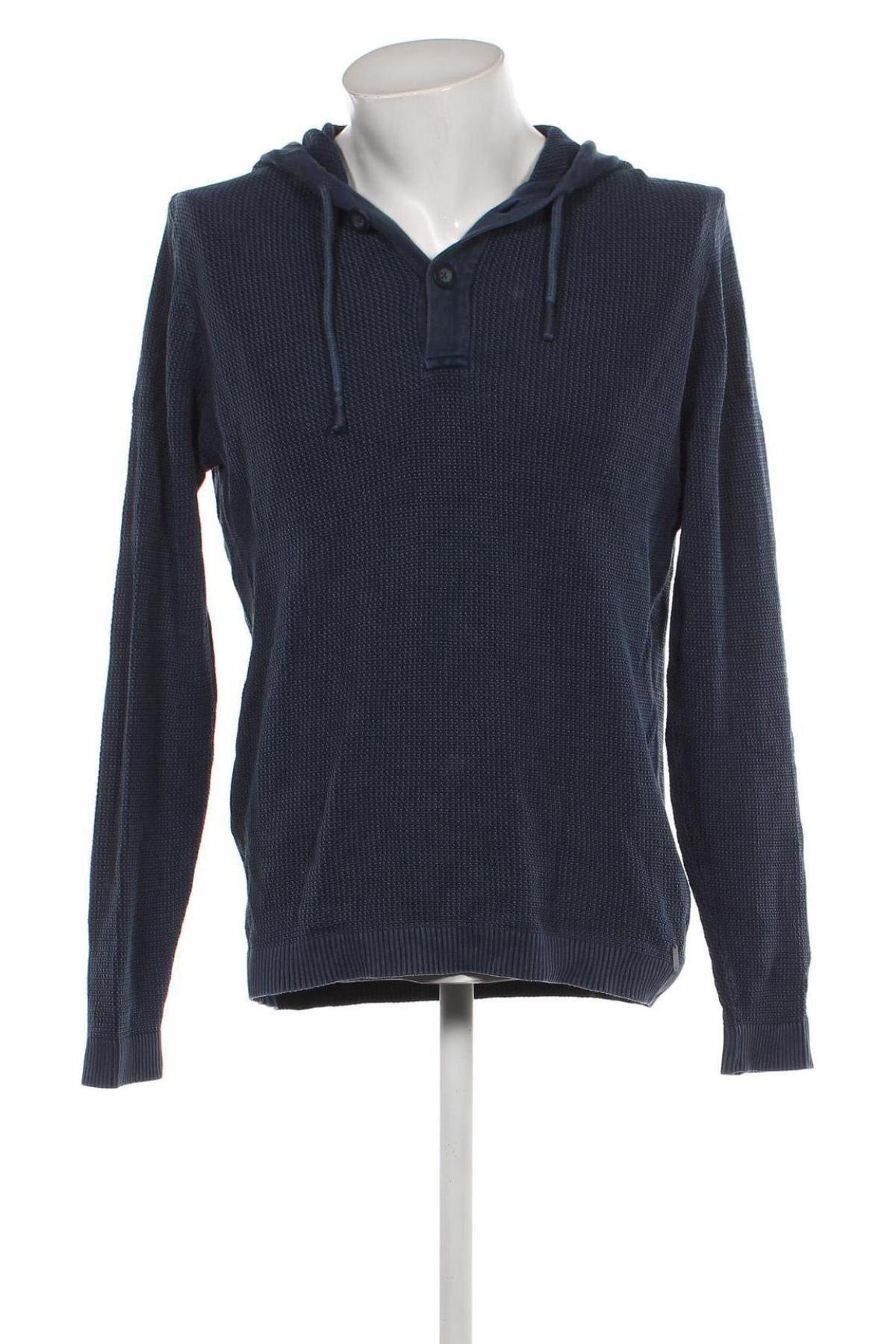 Мъжки пуловер Emilio Adani, Размер M, Цвят Син, Цена 18,36 лв.