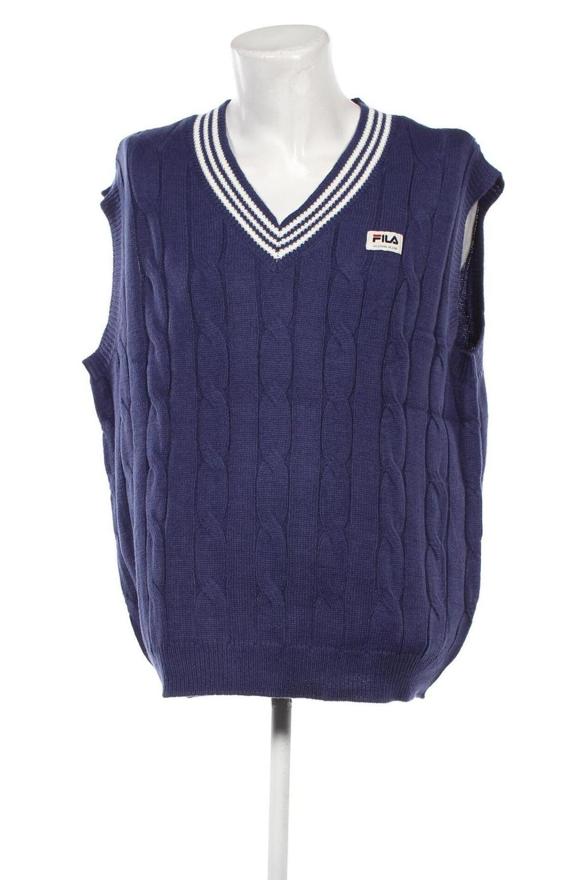 Ανδρικό πουλόβερ FILA, Μέγεθος L, Χρώμα Μπλέ, Τιμή 32,47 €