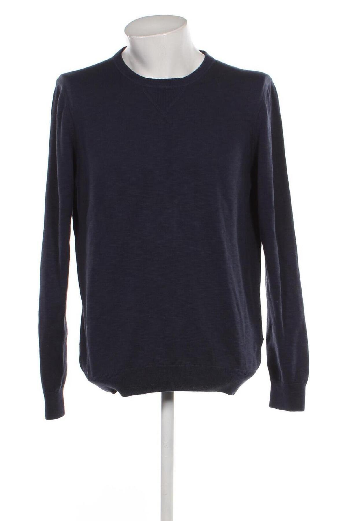 Ανδρικό πουλόβερ Faconnable, Μέγεθος L, Χρώμα Μπλέ, Τιμή 92,96 €