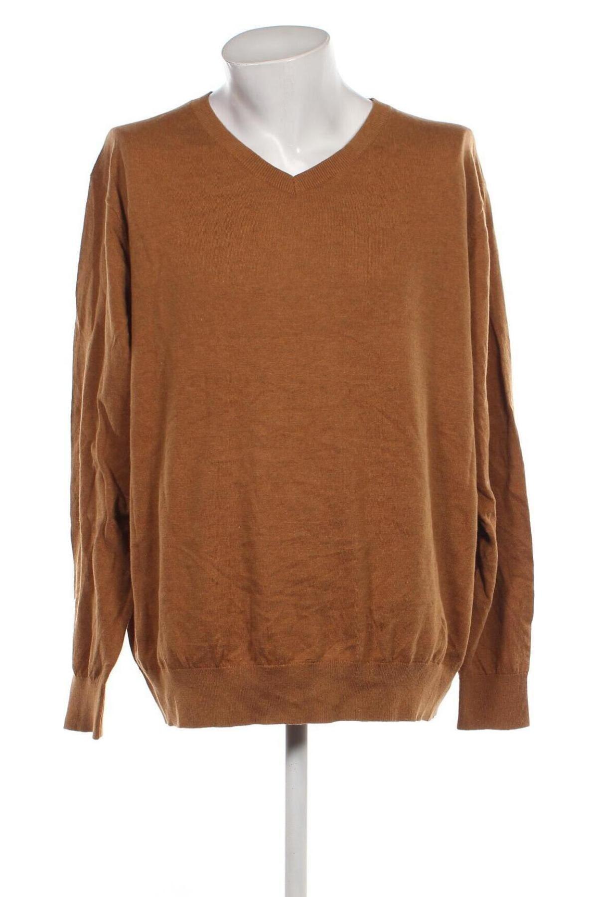 Мъжки пуловер George, Размер 3XL, Цвят Кафяв, Цена 7,25 лв.
