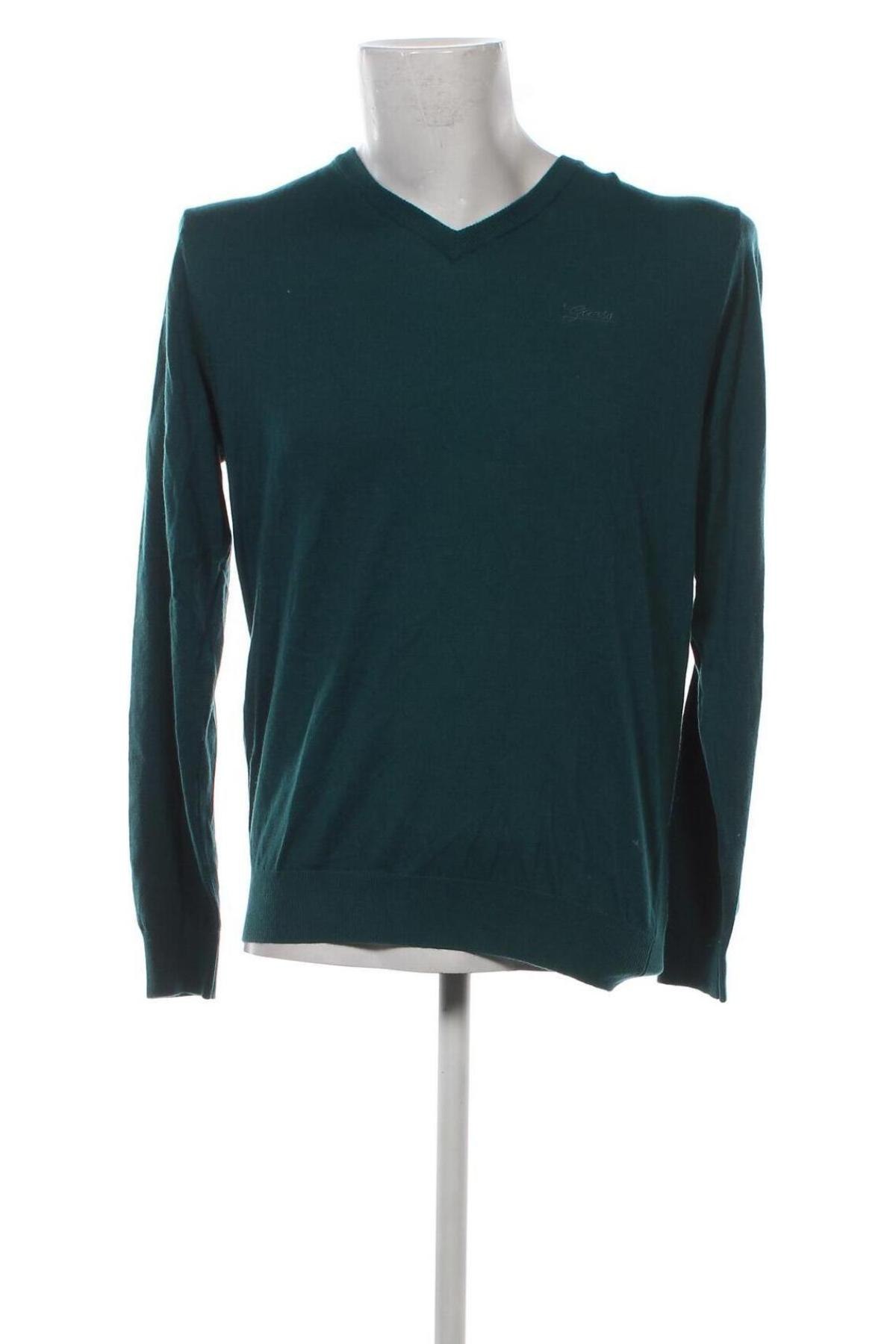 Ανδρικό πουλόβερ Guess, Μέγεθος L, Χρώμα Πράσινο, Τιμή 80,41 €