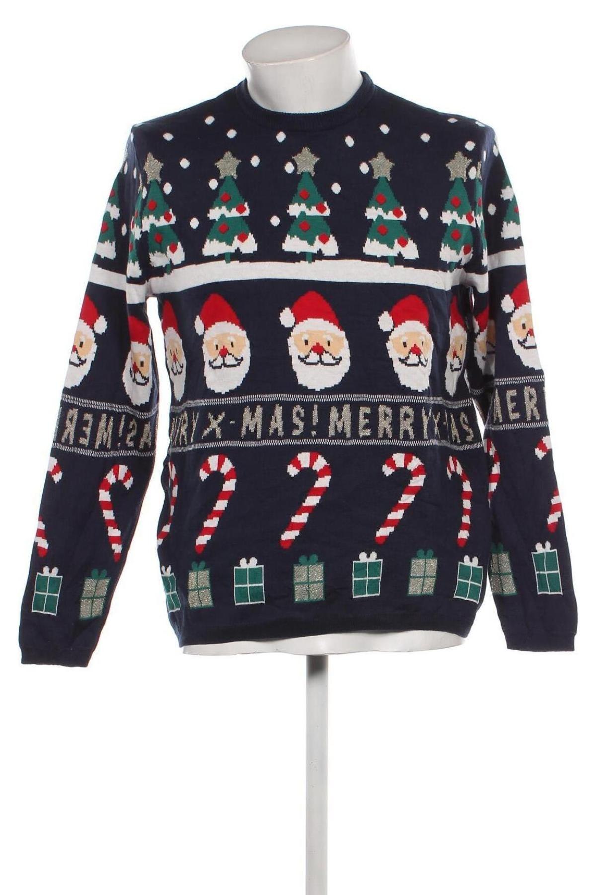 Ανδρικό πουλόβερ H&M, Μέγεθος L, Χρώμα Μπλέ, Τιμή 9,69 €