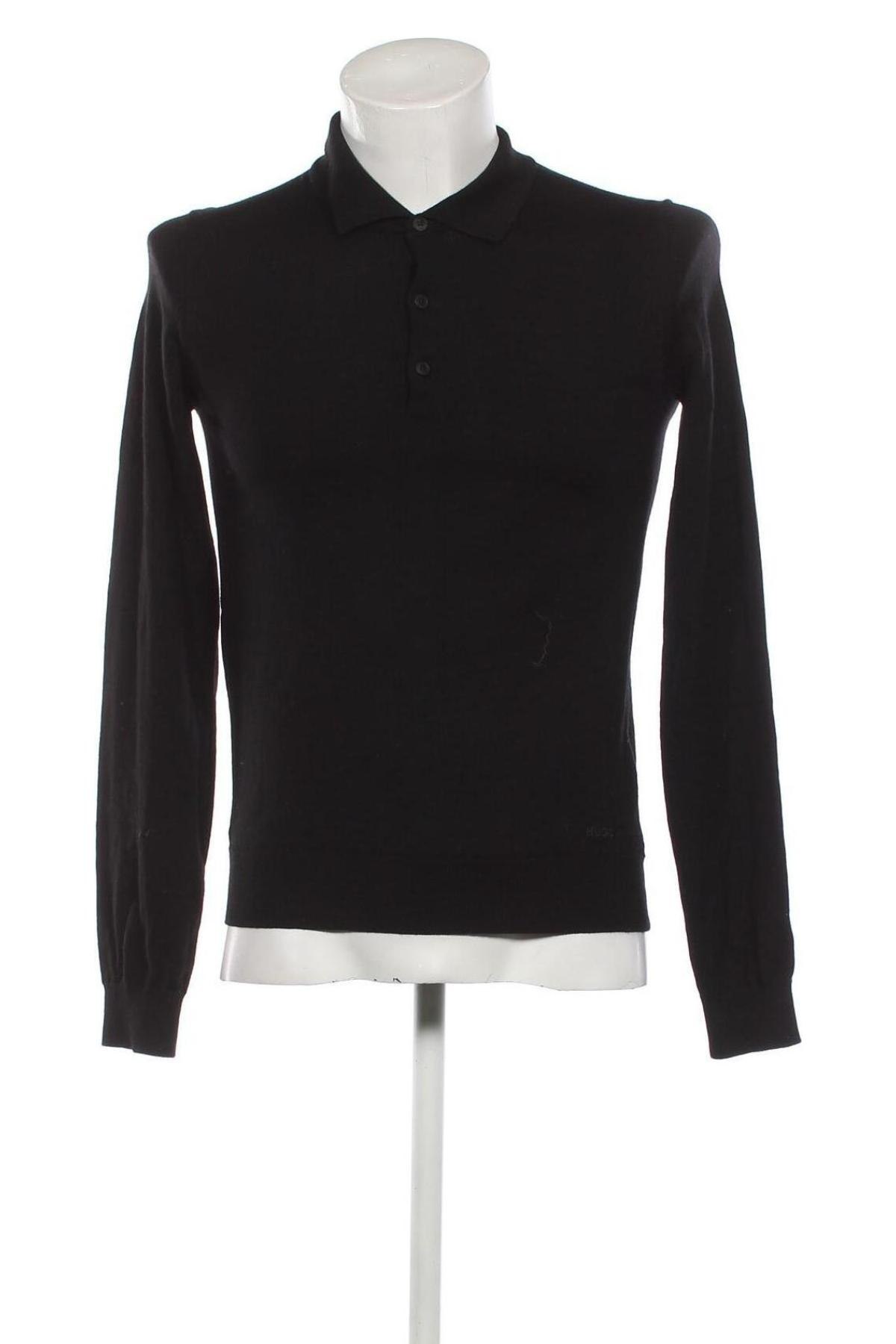 Ανδρικό πουλόβερ Hugo Boss, Μέγεθος S, Χρώμα Μαύρο, Τιμή 130,93 €