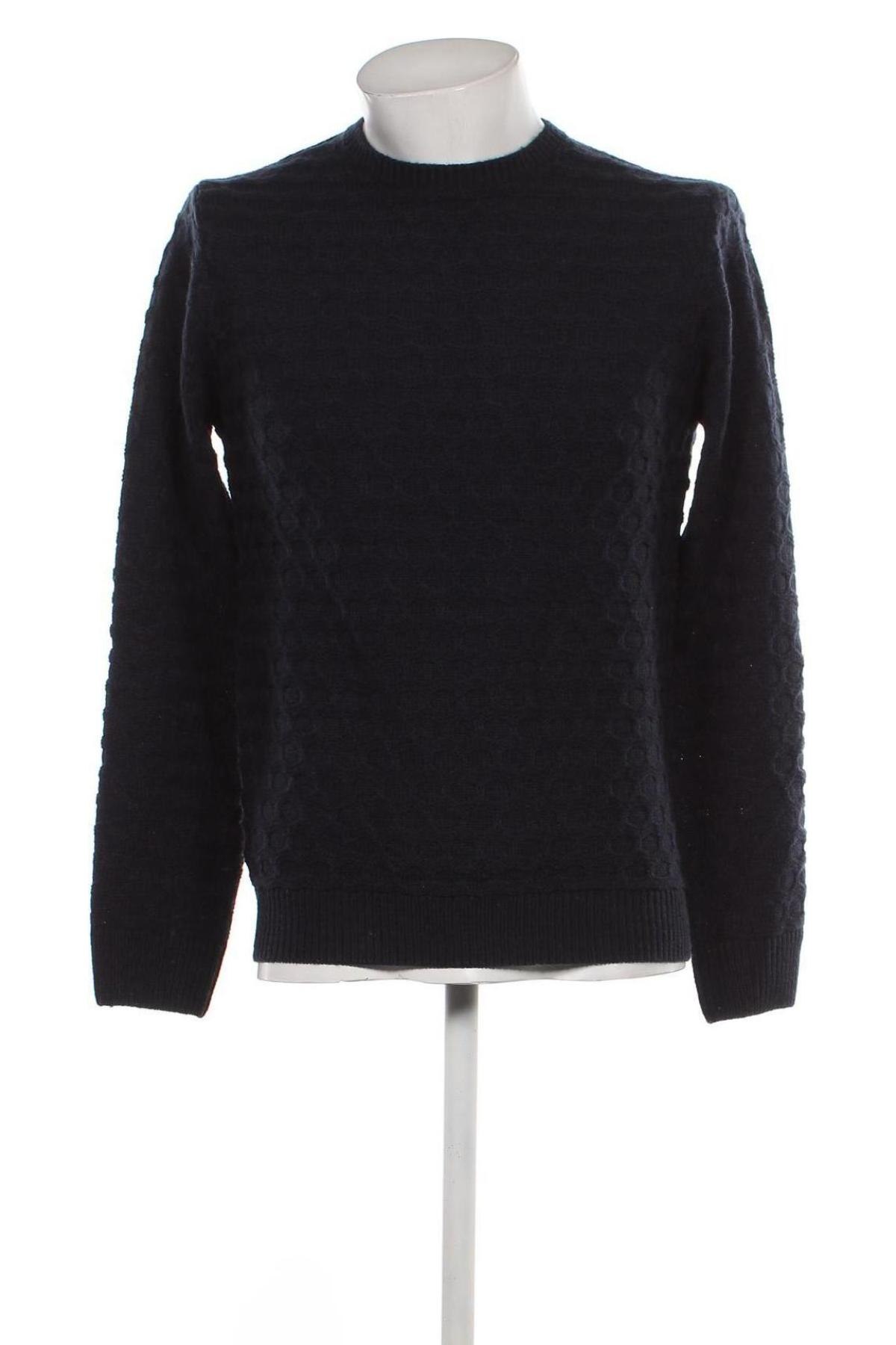 Ανδρικό πουλόβερ J.Hart & Bros., Μέγεθος M, Χρώμα Μπλέ, Τιμή 9,69 €