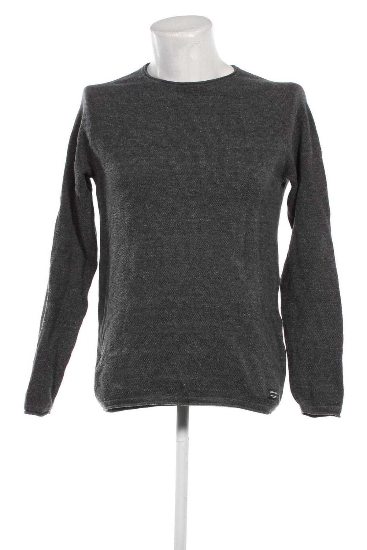 Мъжки пуловер Jack & Jones, Размер L, Цвят Сив, Цена 18,02 лв.