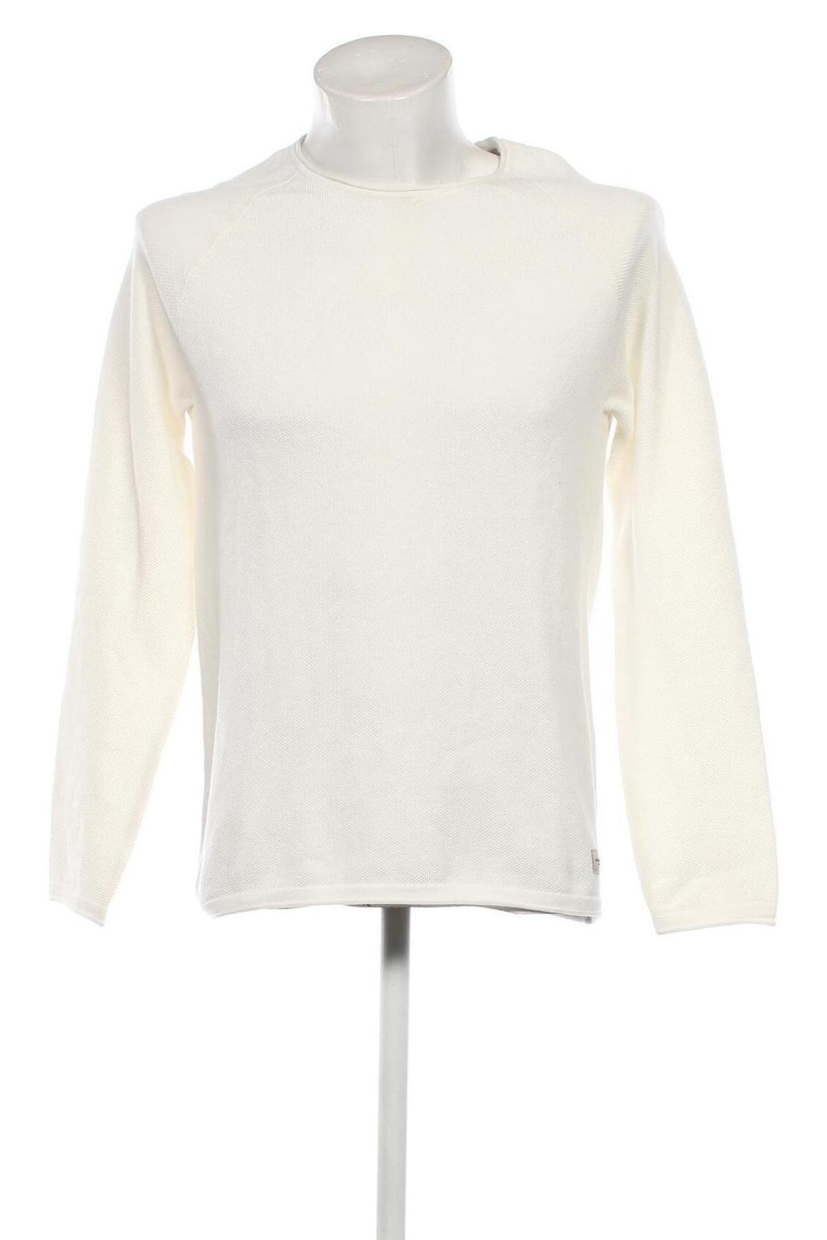 Ανδρικό πουλόβερ Jack & Jones, Μέγεθος L, Χρώμα Λευκό, Τιμή 13,89 €
