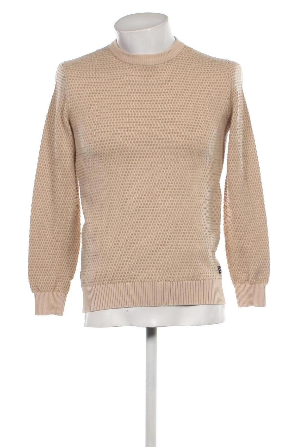 Мъжки пуловер Jack & Jones PREMIUM, Размер M, Цвят Бежов, Цена 18,36 лв.