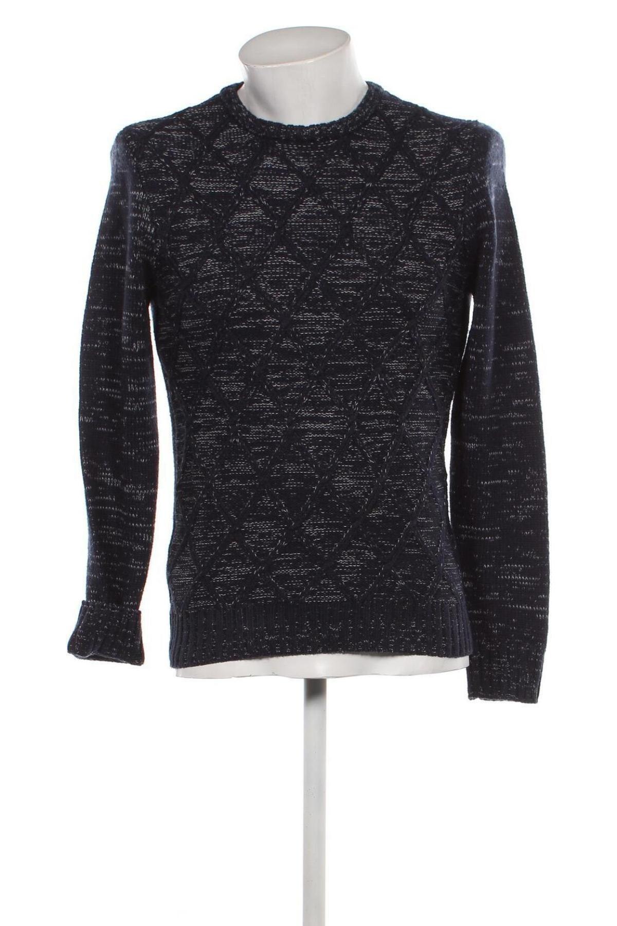 Мъжки пуловер Jean Pascale, Размер S, Цвят Син, Цена 6,96 лв.