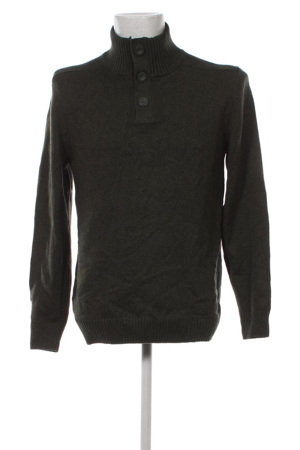 Ανδρικό πουλόβερ Jean Pascale, Μέγεθος XL, Χρώμα Πράσινο, Τιμή 7,18 €