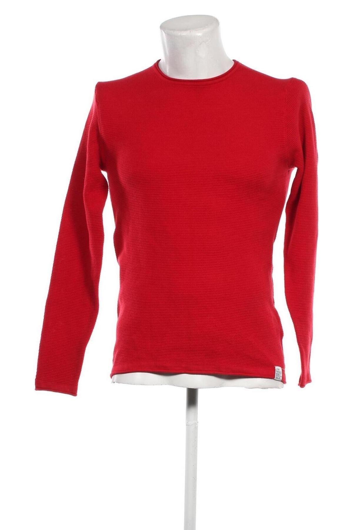 Ανδρικό πουλόβερ Jean Pascale, Μέγεθος S, Χρώμα Κόκκινο, Τιμή 6,28 €