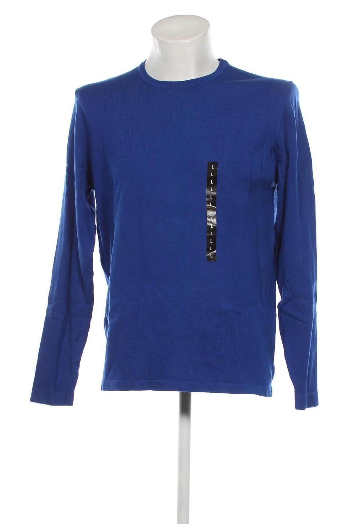 Ανδρικό πουλόβερ Lefties, Μέγεθος L, Χρώμα Μπλέ, Τιμή 8,77 €