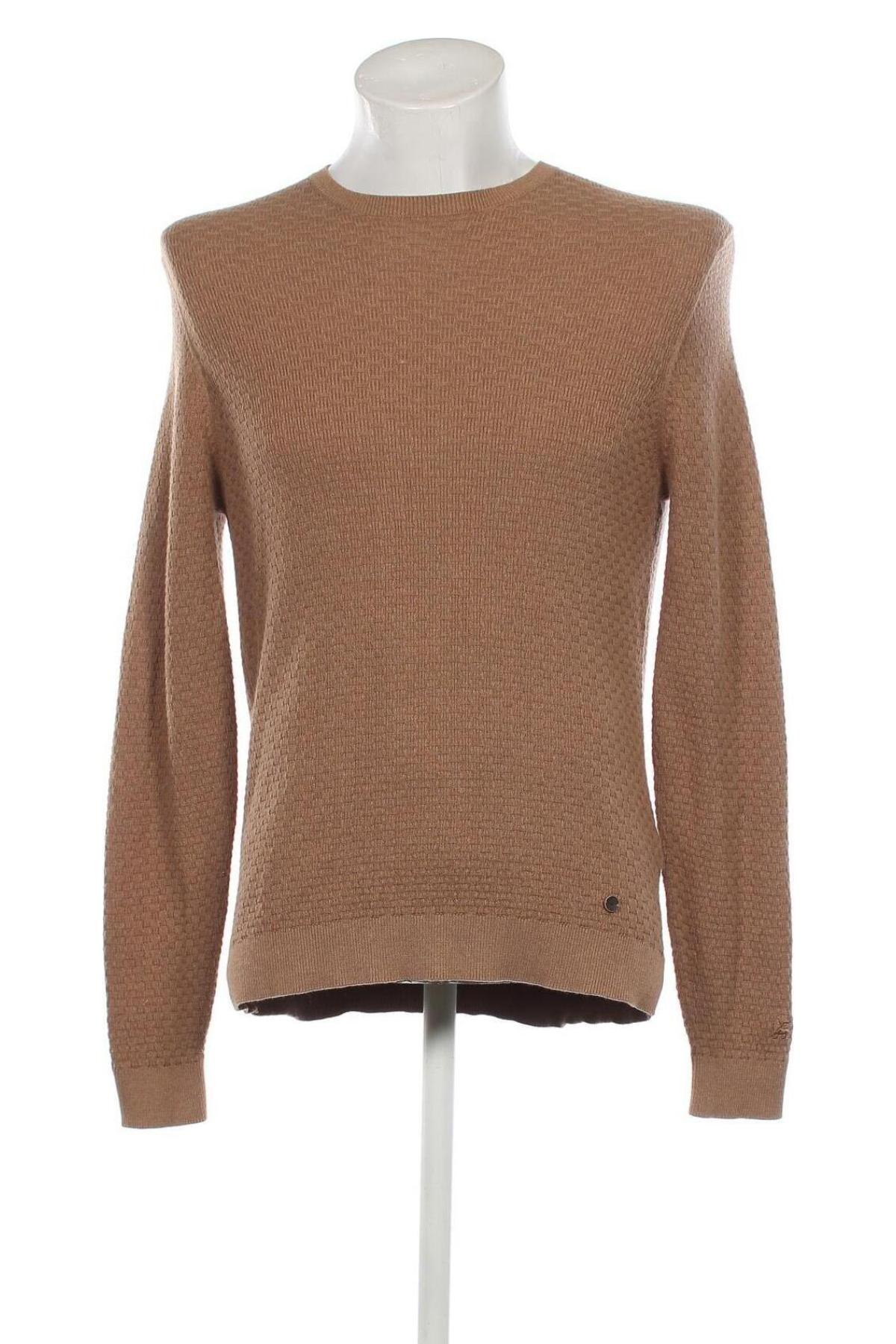 Мъжки пуловер Lerre, Размер M, Цвят Бежов, Цена 34,83 лв.