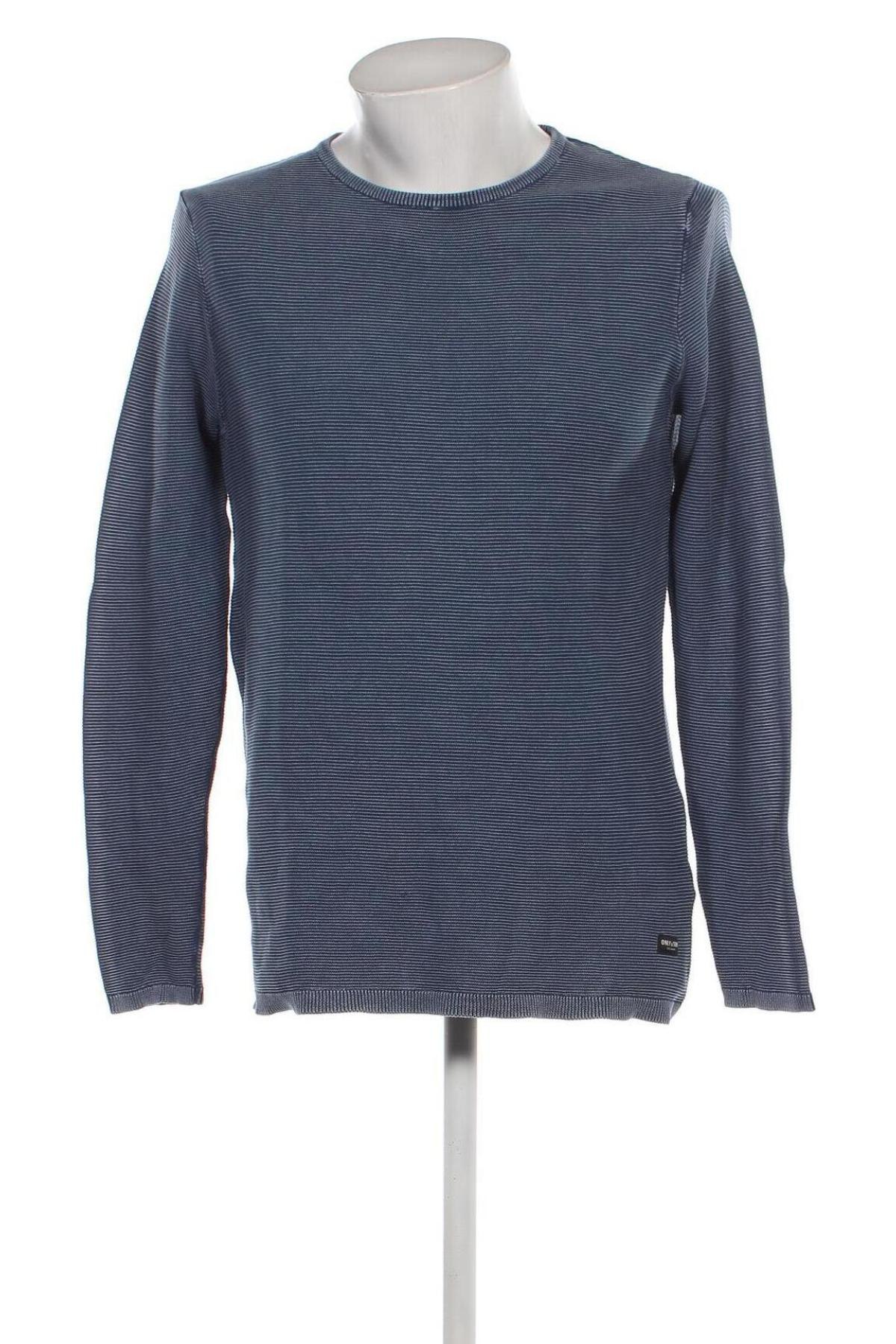 Pánsky sveter  Only & Sons, Veľkosť M, Farba Modrá, Cena  8,38 €