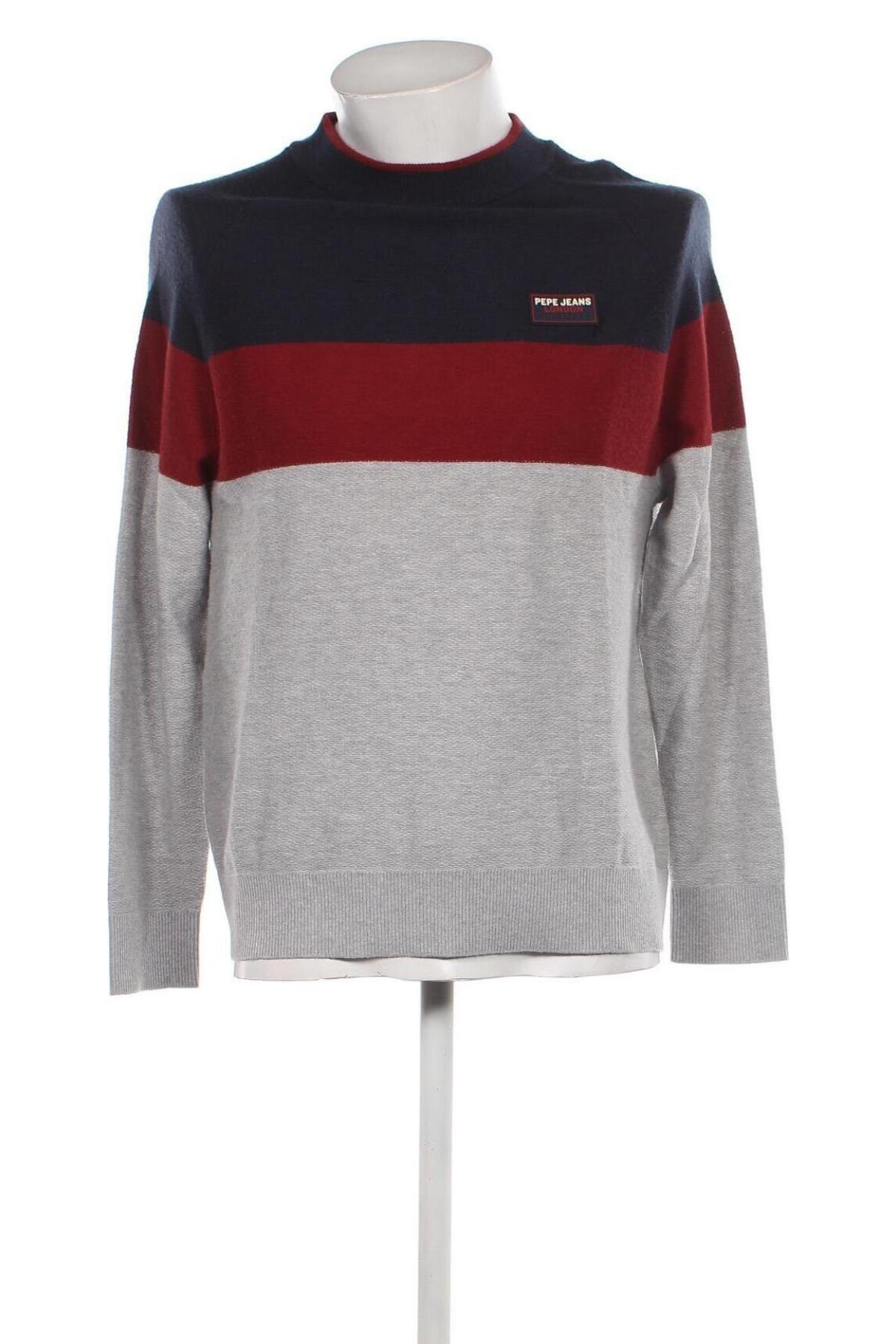Ανδρικό πουλόβερ Pepe Jeans, Μέγεθος M, Χρώμα Πολύχρωμο, Τιμή 72,16 €